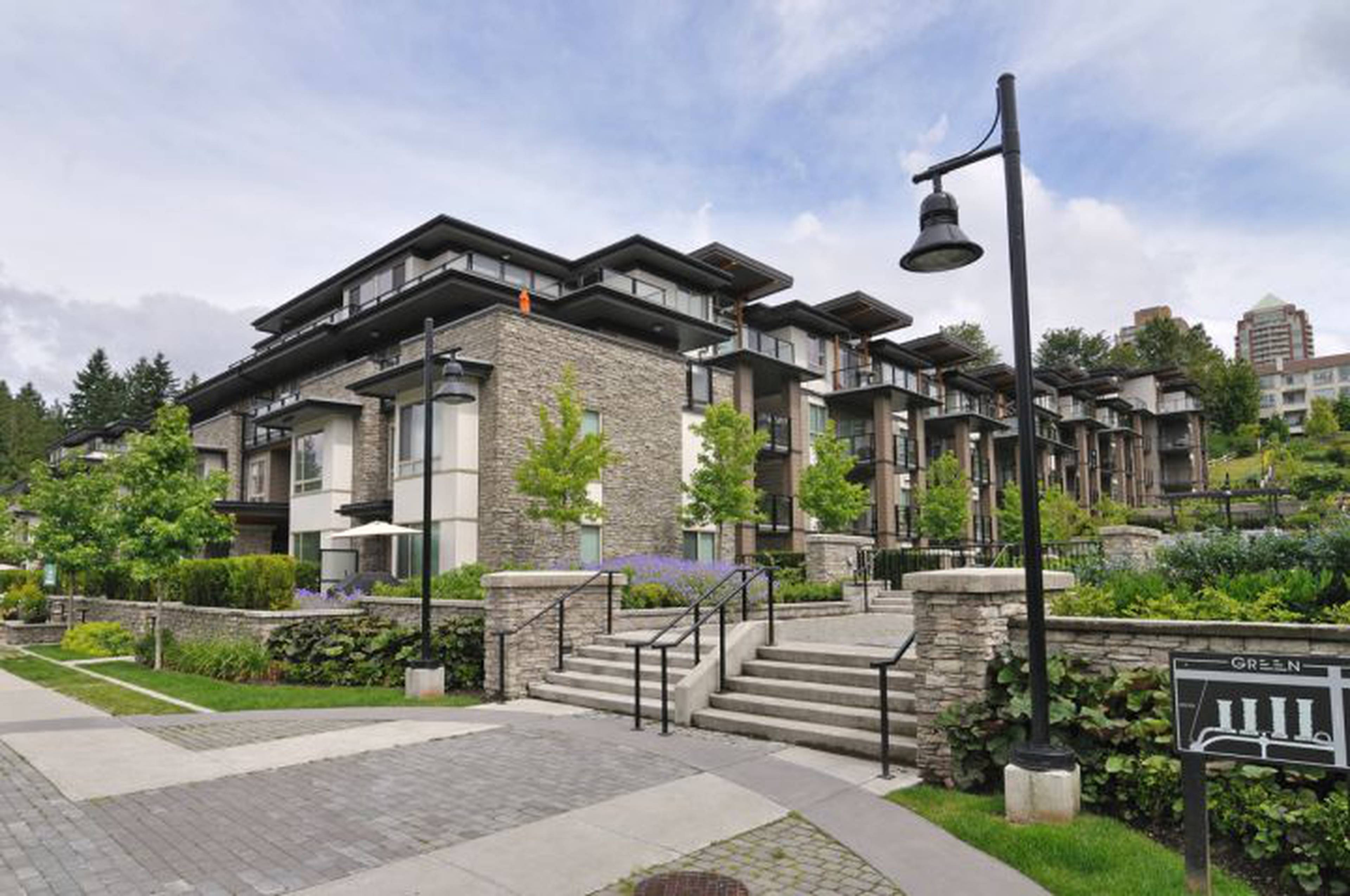 Green Apartment Building