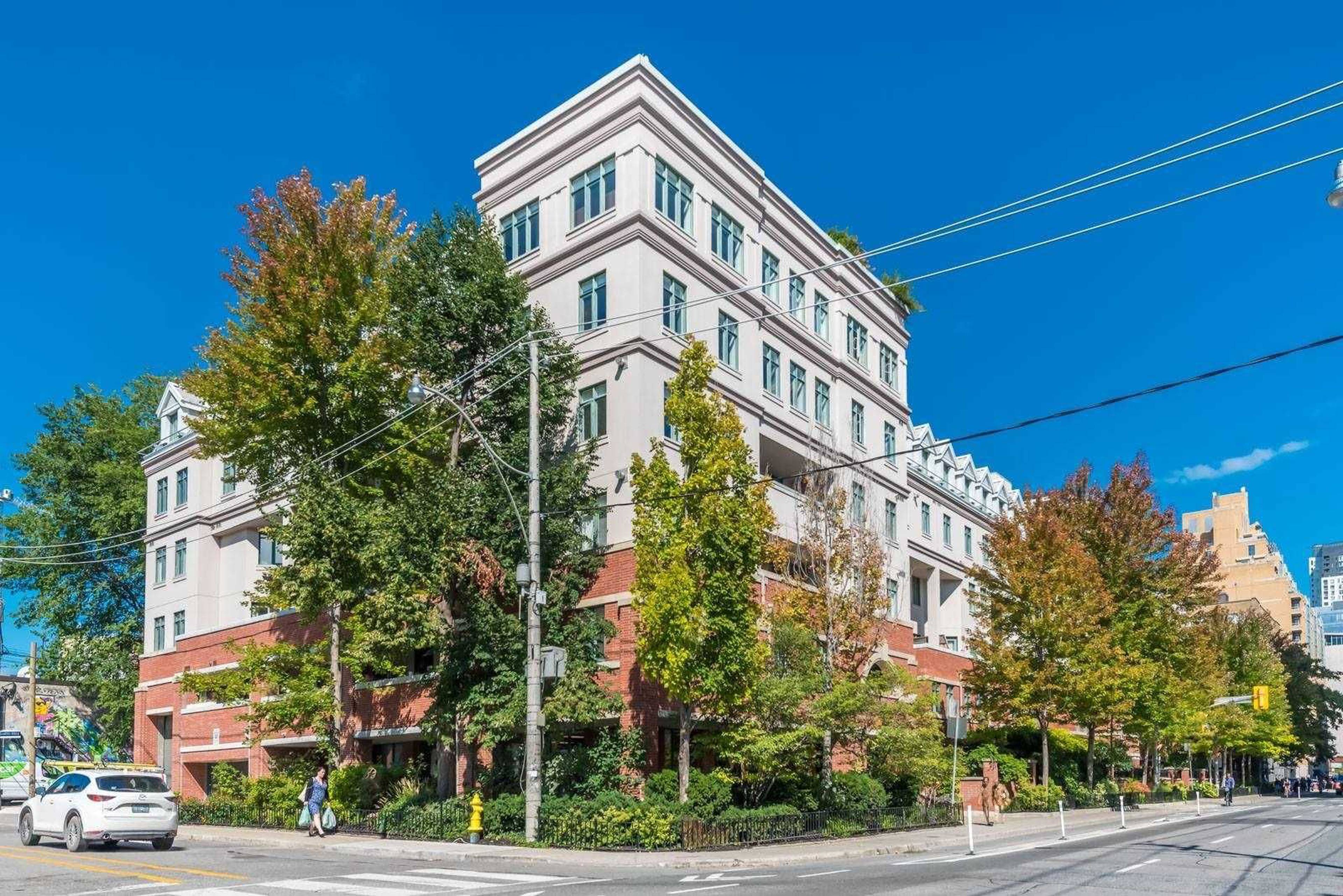 Cityscape Terrace Apartment Building