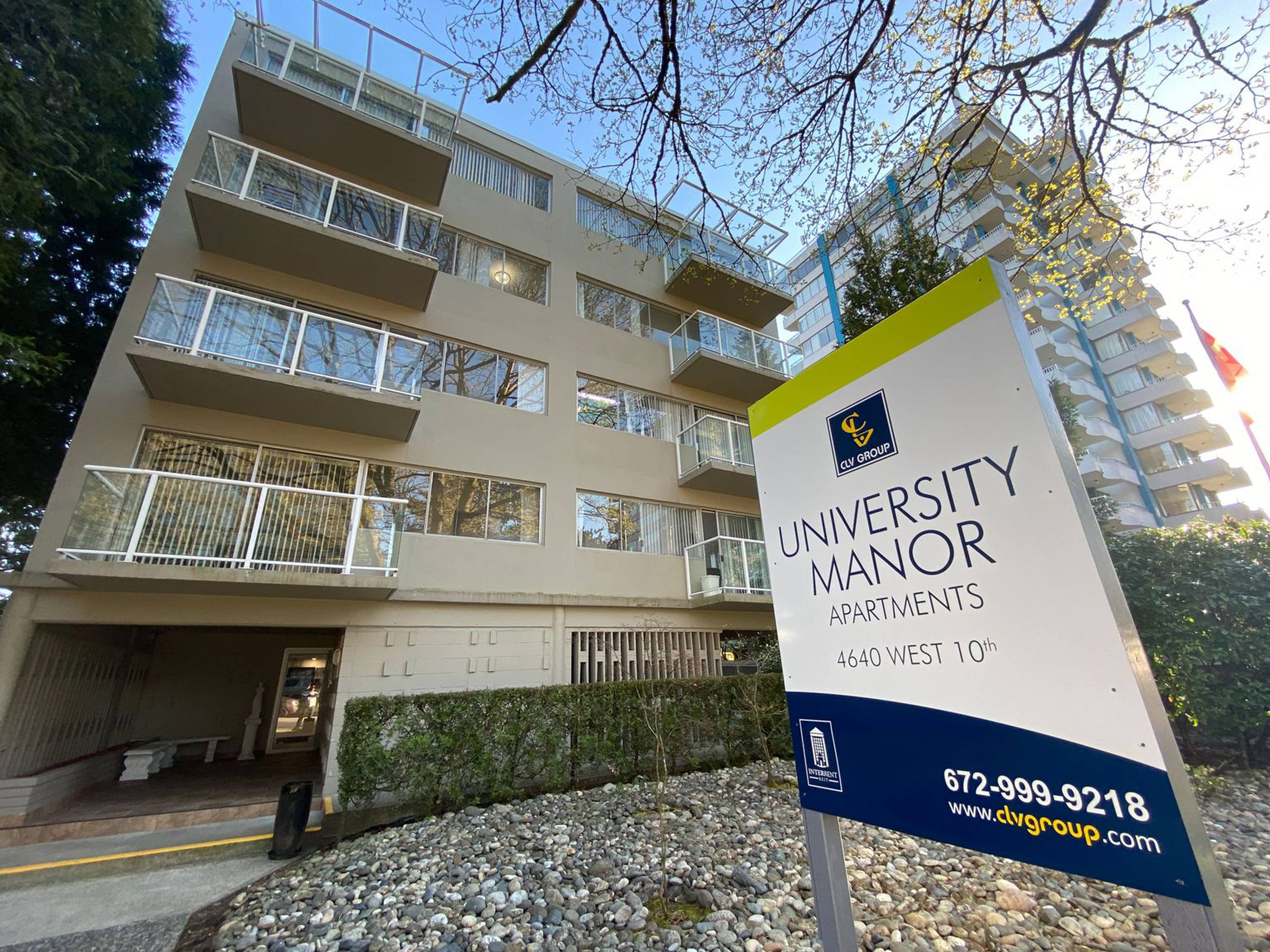 University Manor Apartment Building