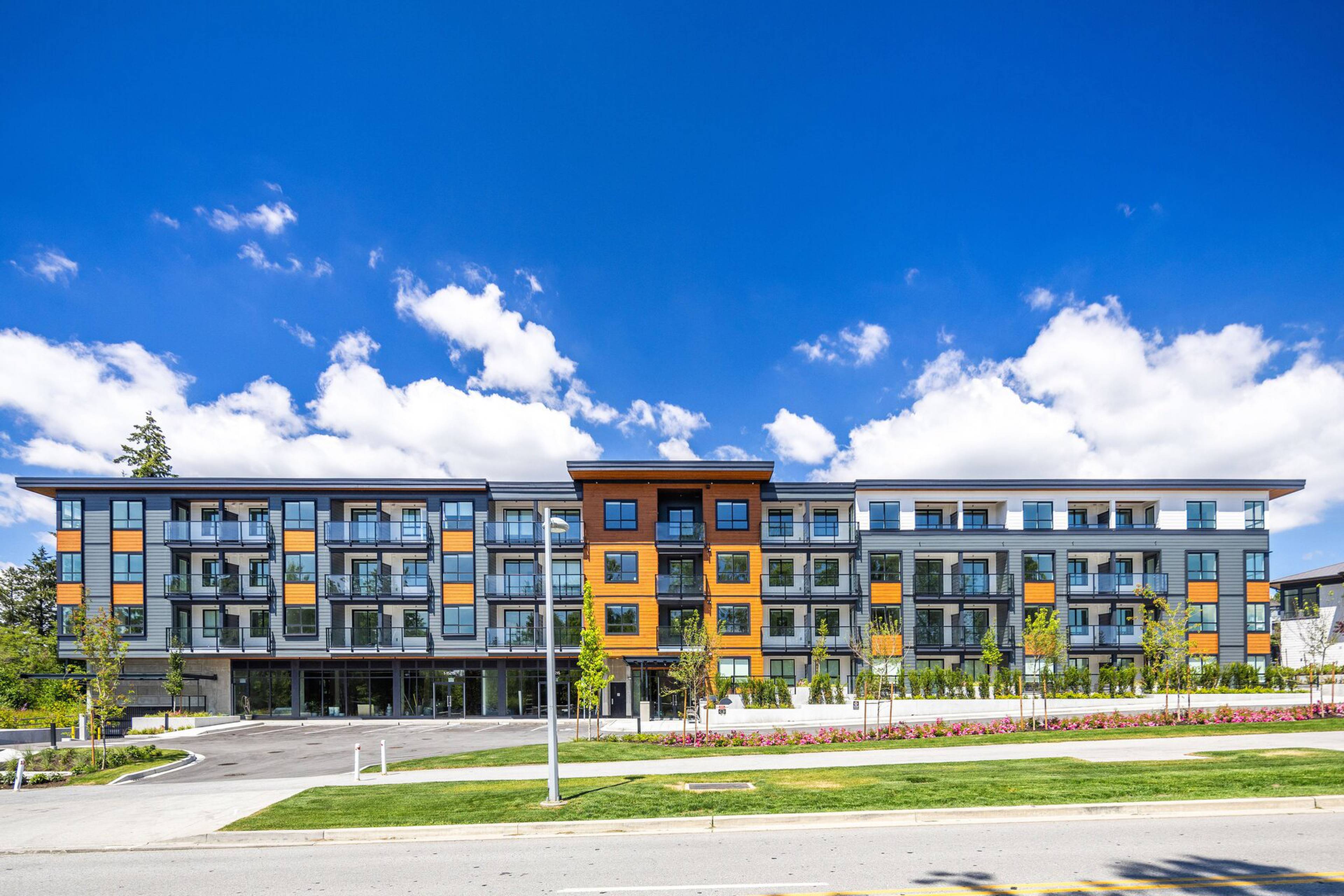 Wood and Water Apartment Building