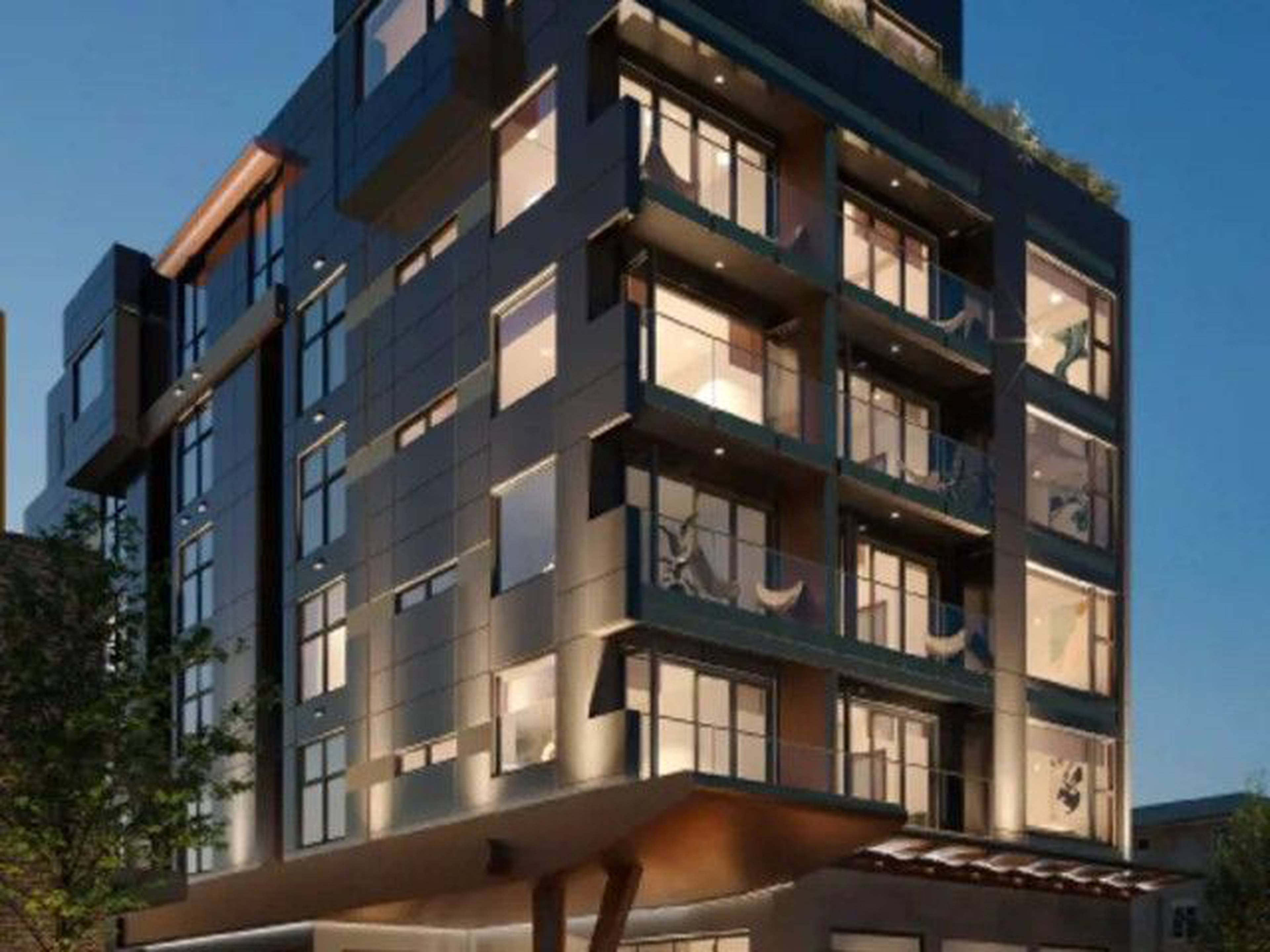 E 8th Ave Apartment Building