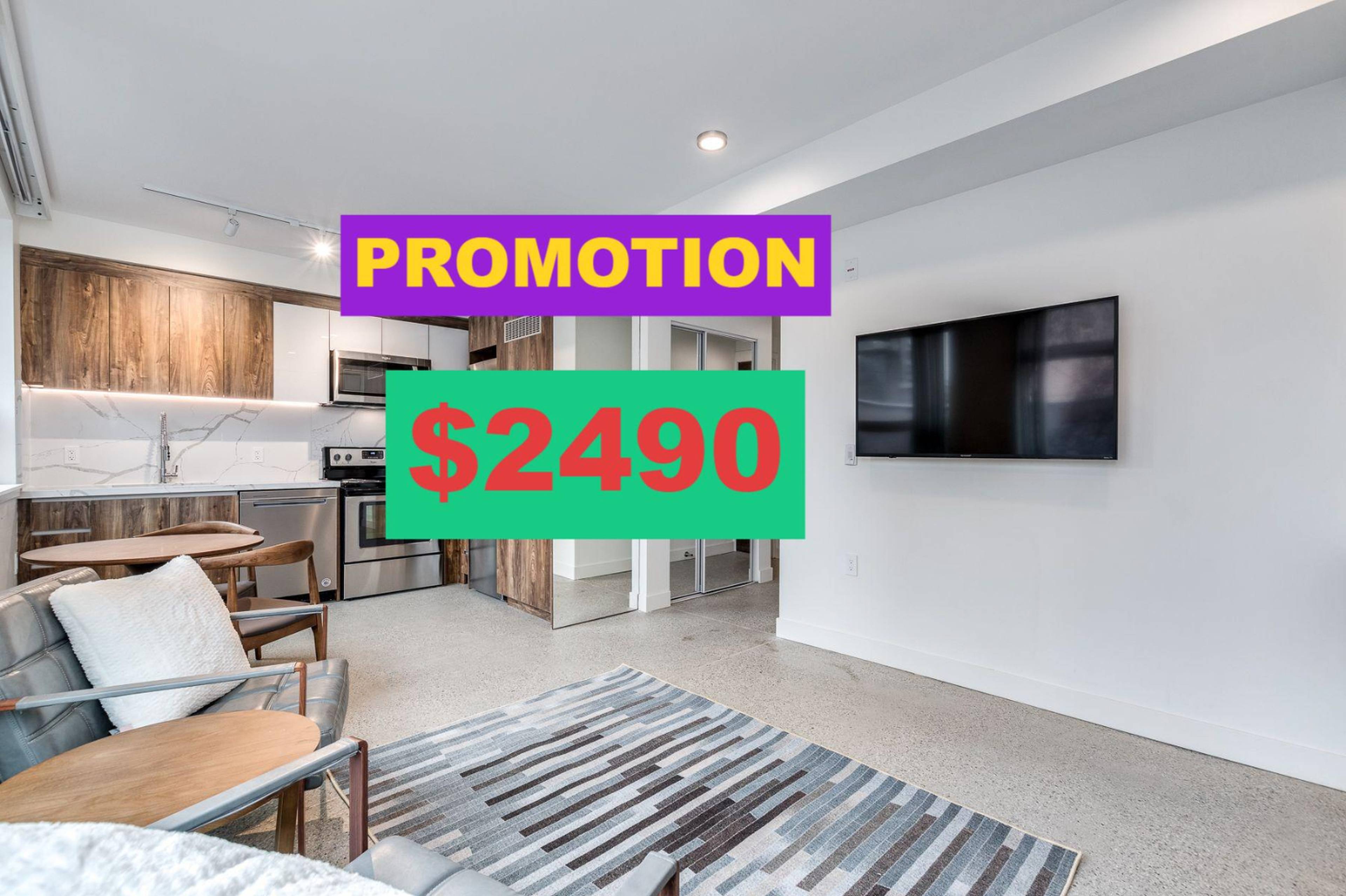 Studio  · 1 Bath for rent $2,490 / month