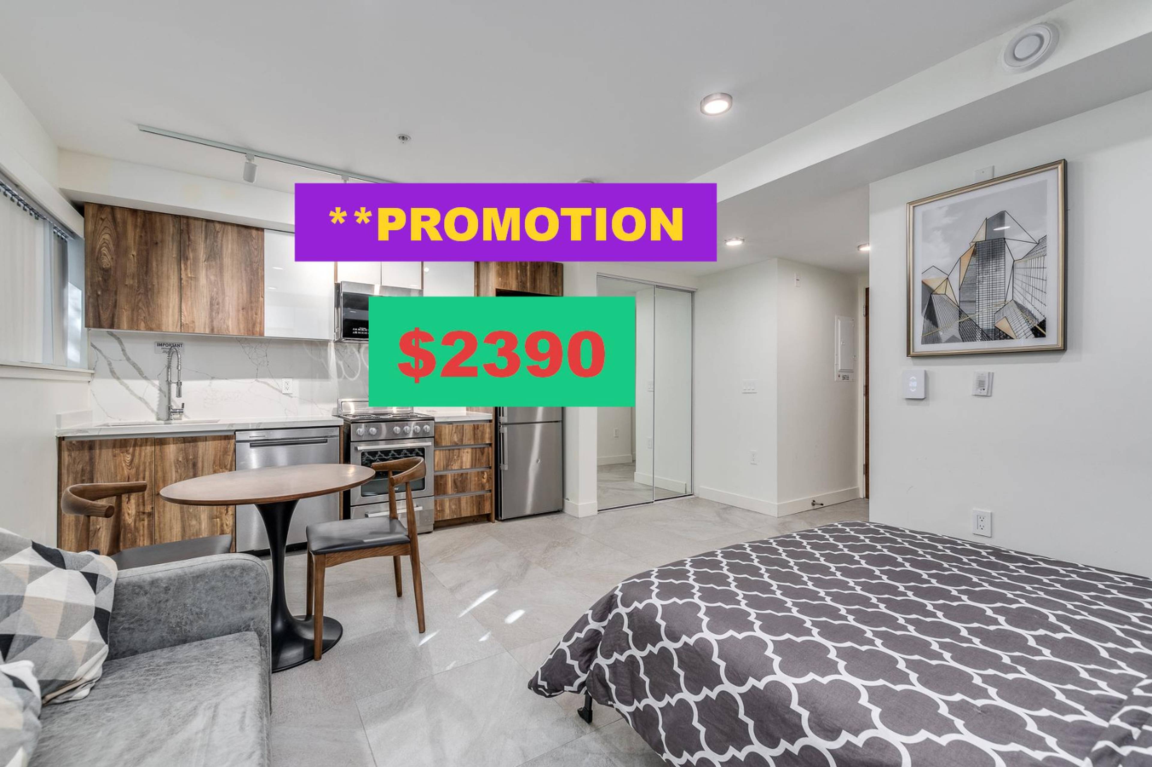 Studio  · 1 Bath for rent $2,390 / month