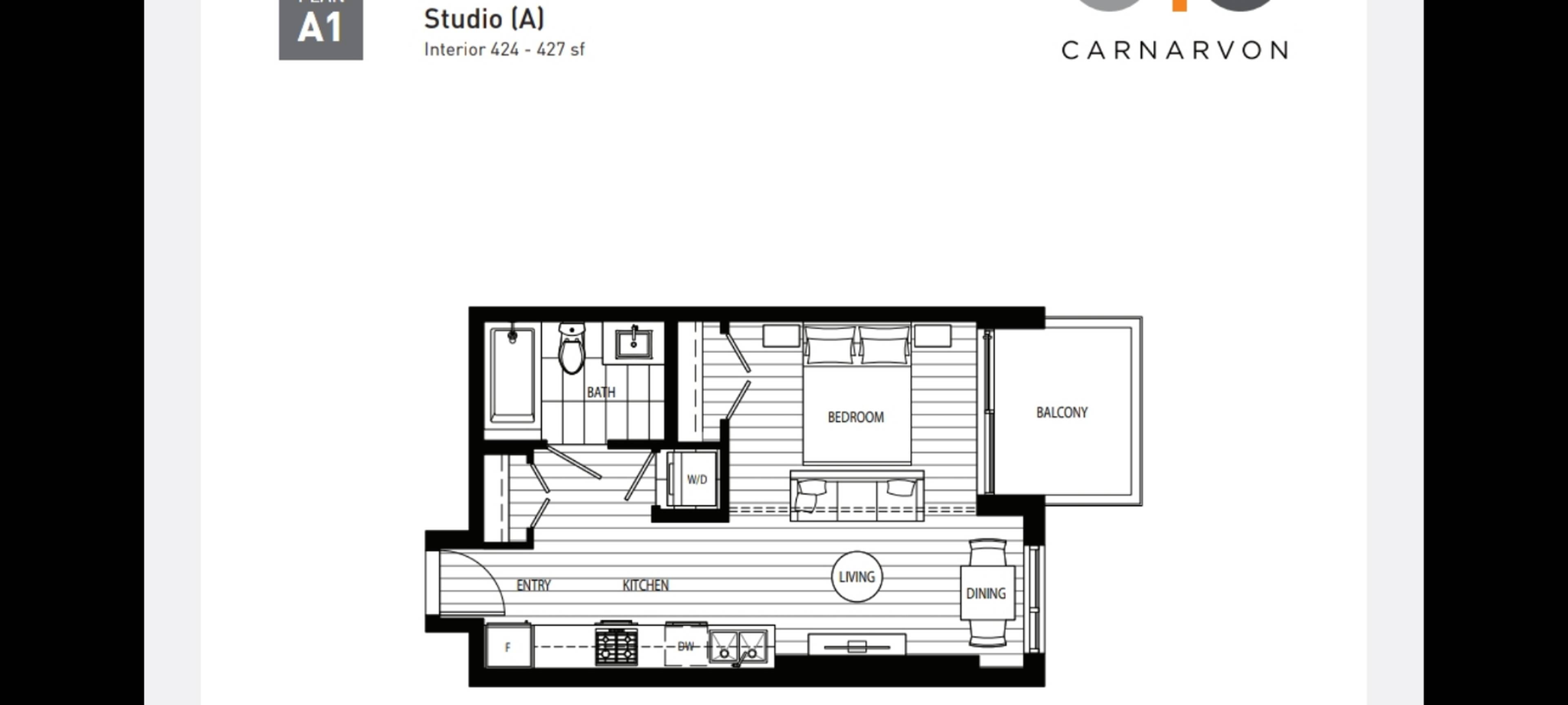 Studio  · 1 Bath for rent $2,000 / month