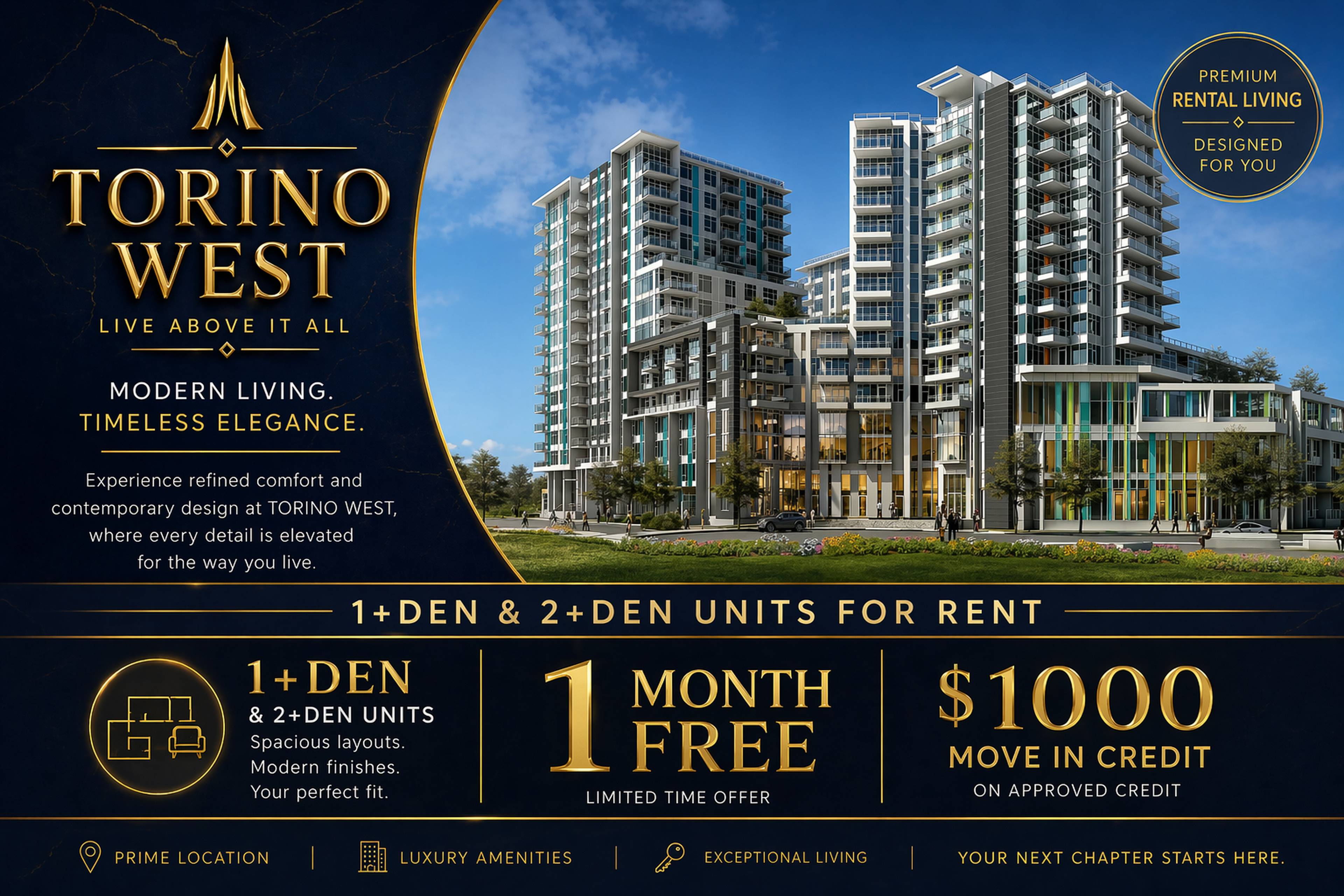 2 Bed  · 2 Bath for rent $3,100 / month