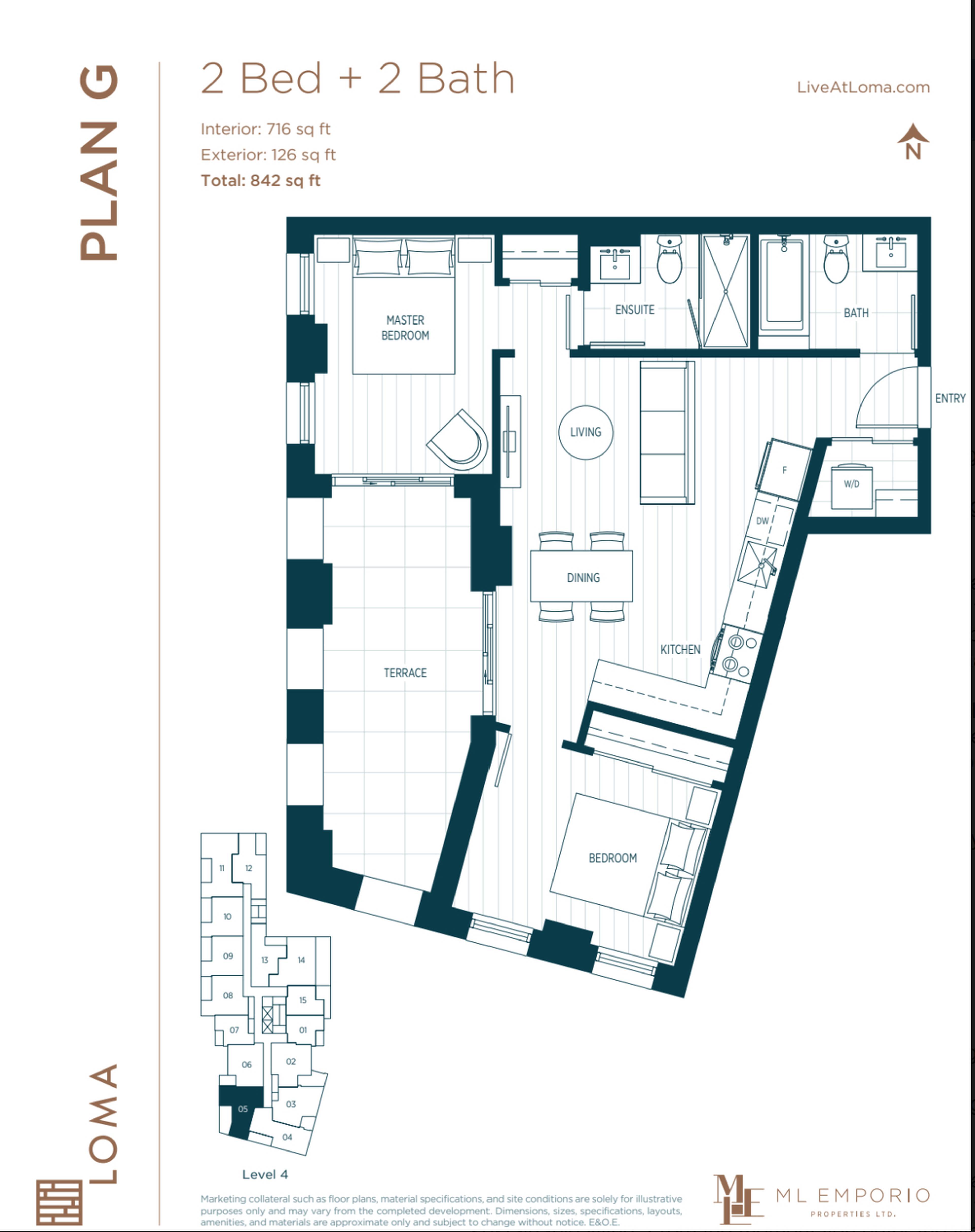 2 Bed  · 2 Bath for rent $2,800 / month