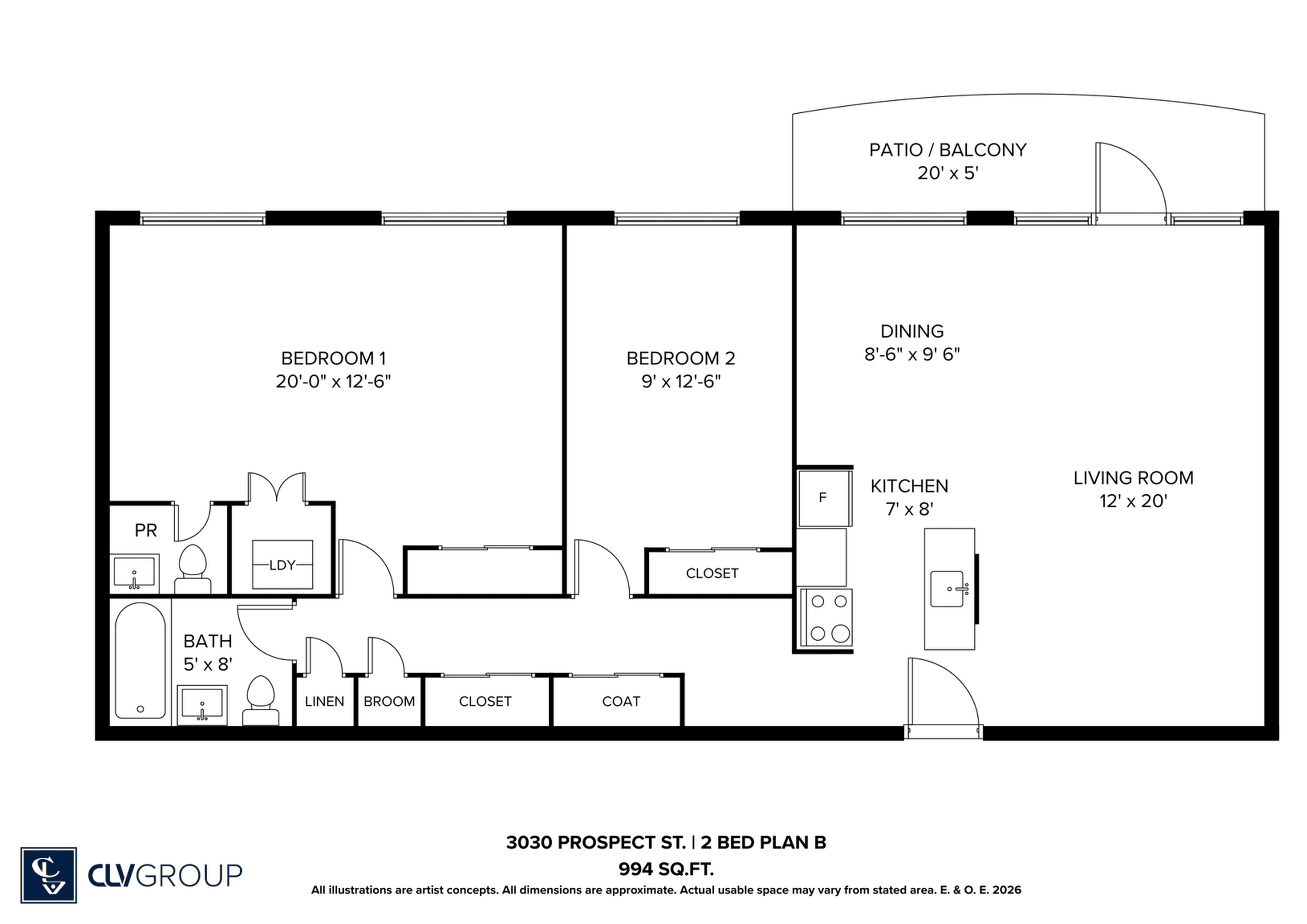 2 ch.  · 2 s. de bains for rent $2,625 / mois