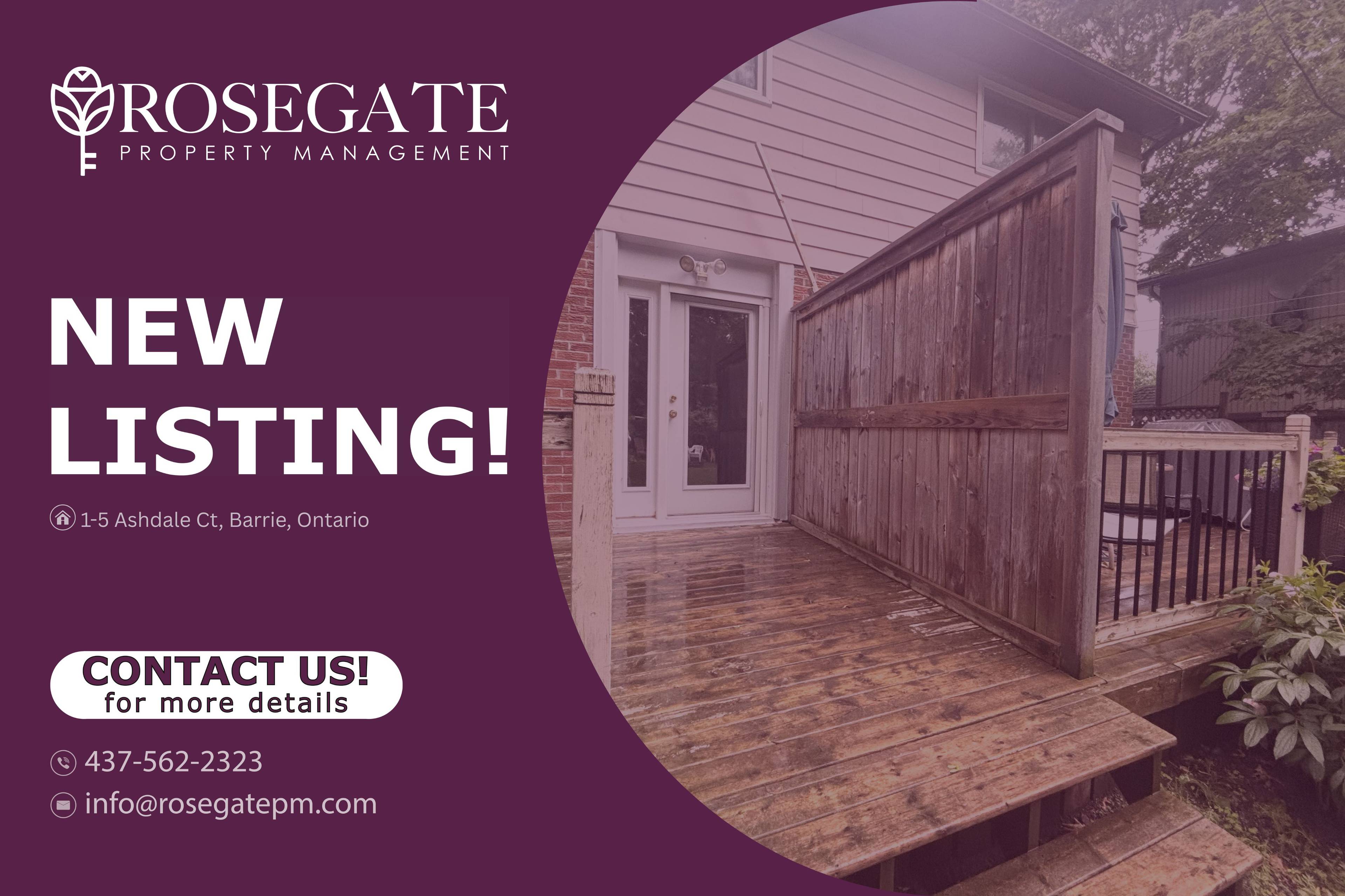 1 ch.  · 1 s. de bains for rent $1,745 / mois