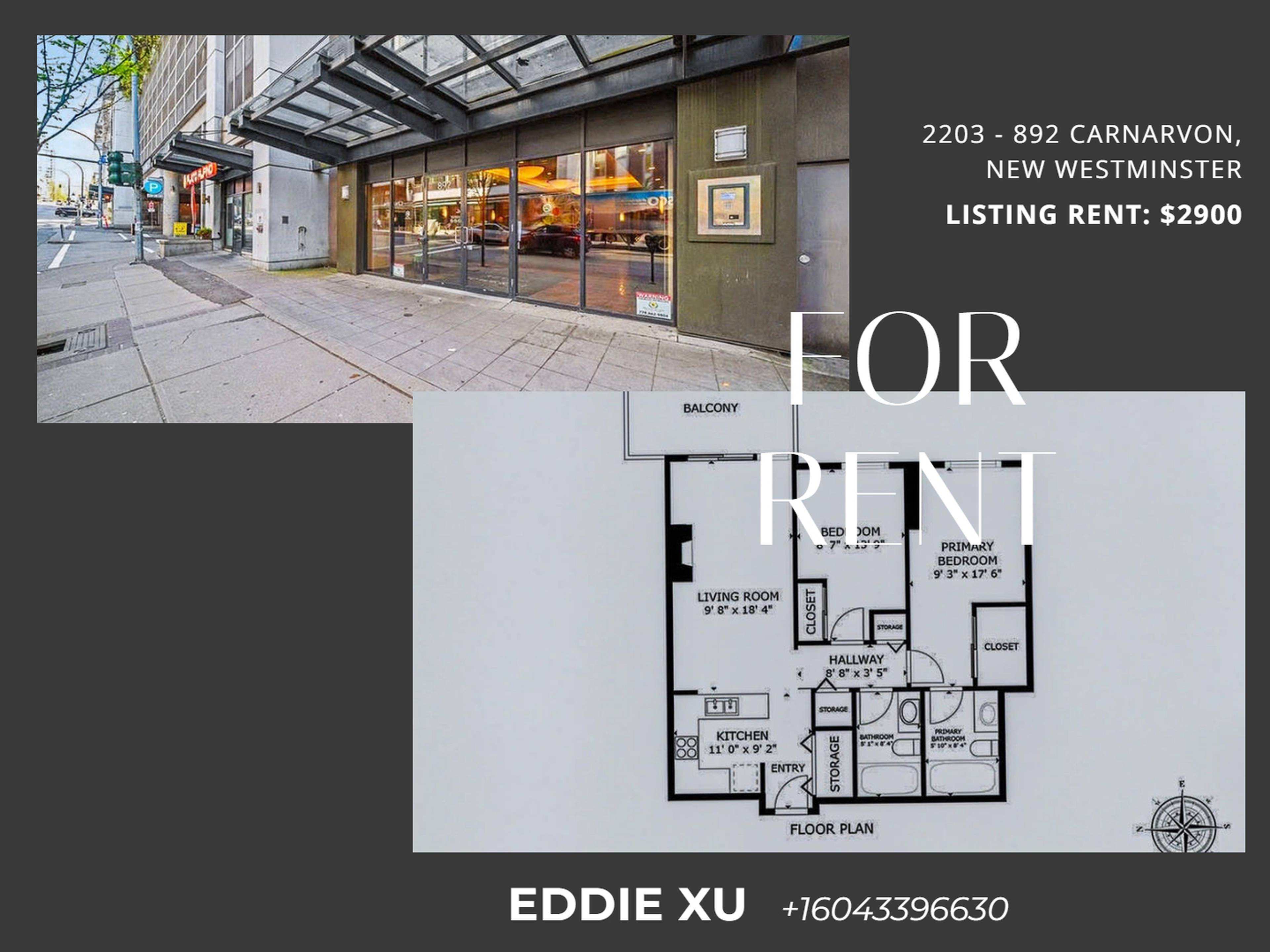 2 ch.  · 2 s. de bains for rent $2,900 / mois