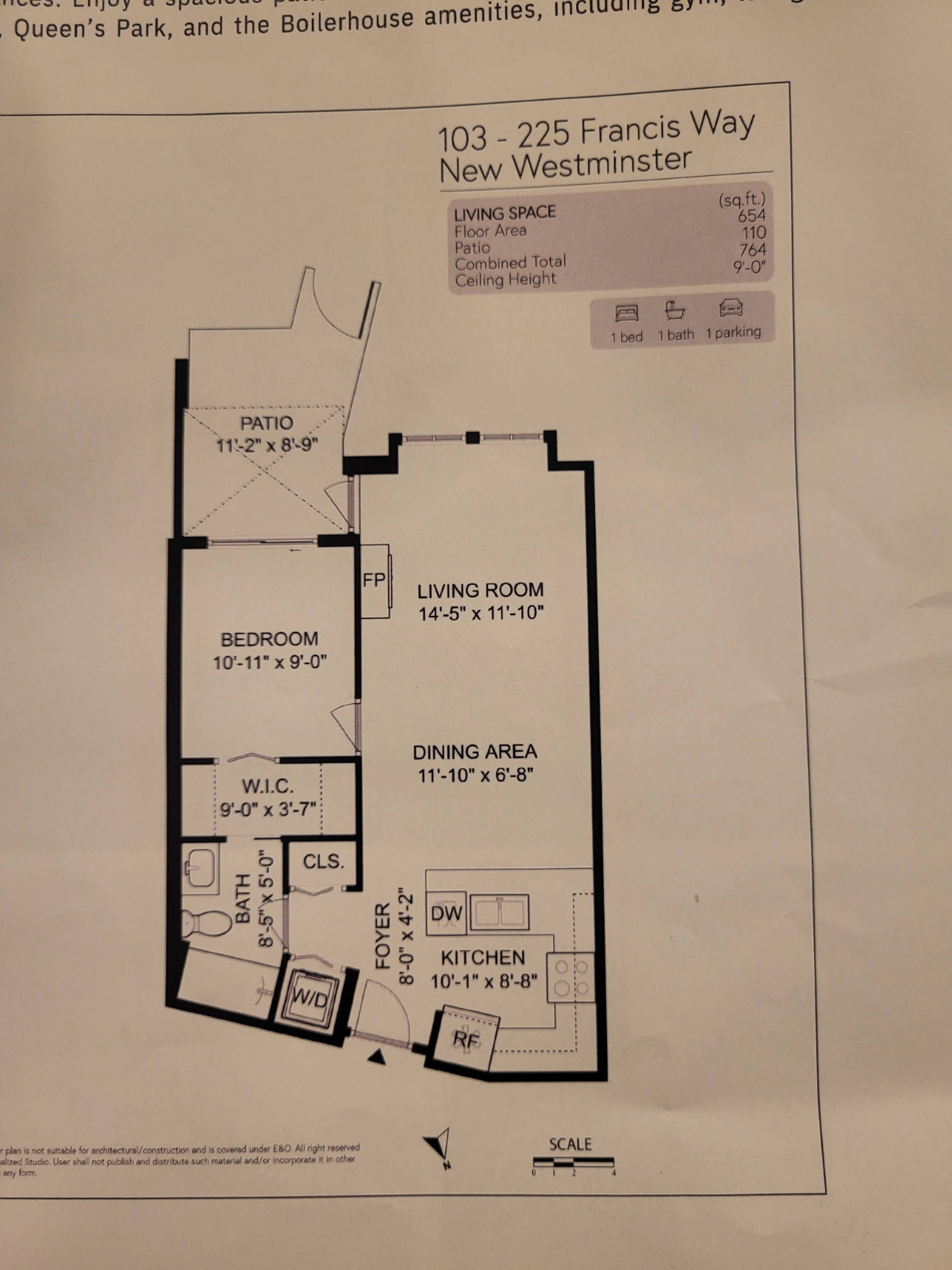 1 Bed  · 1 Bath for rent $1,875 / month