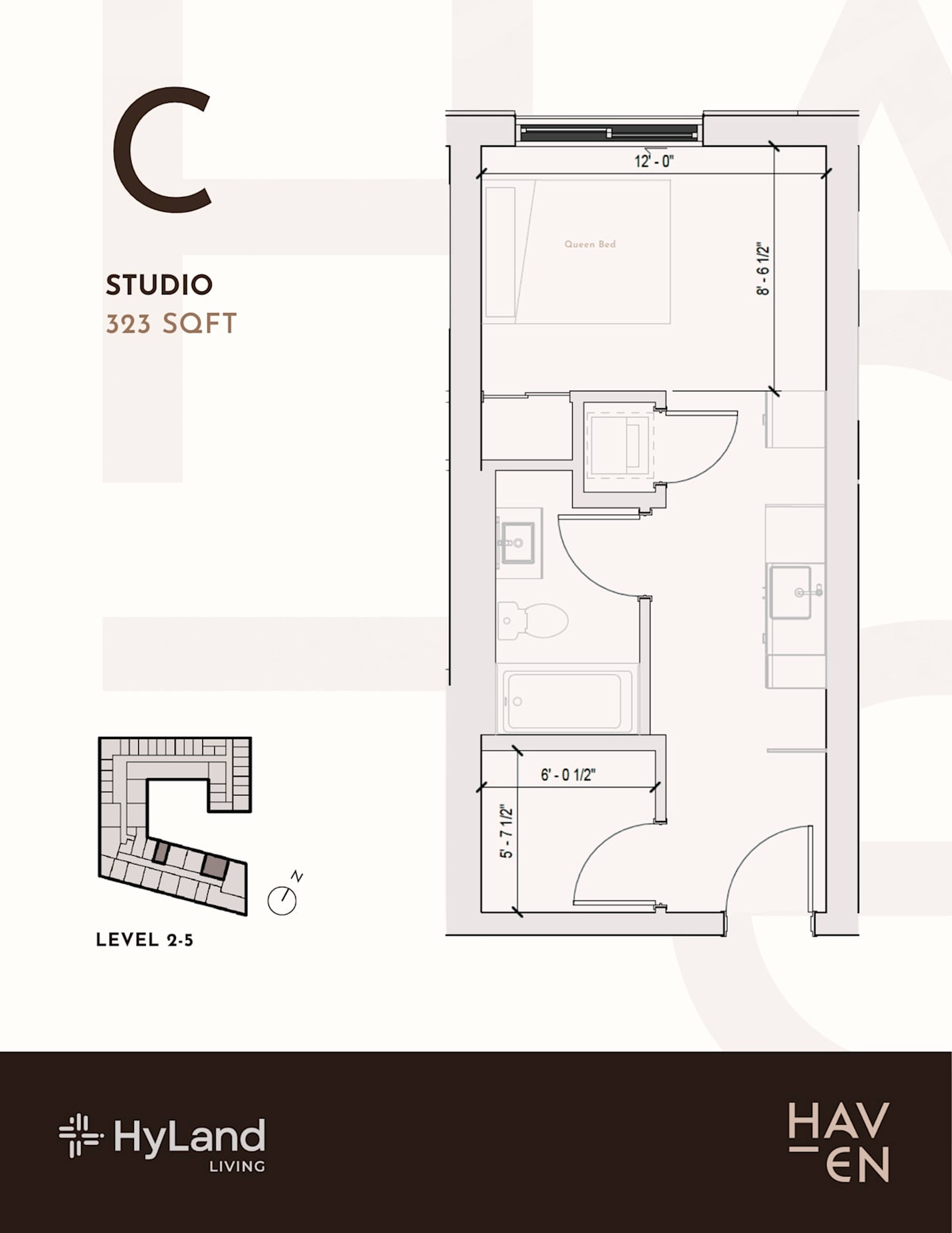 Studio  · 1 Bath for rent $2,425 / month