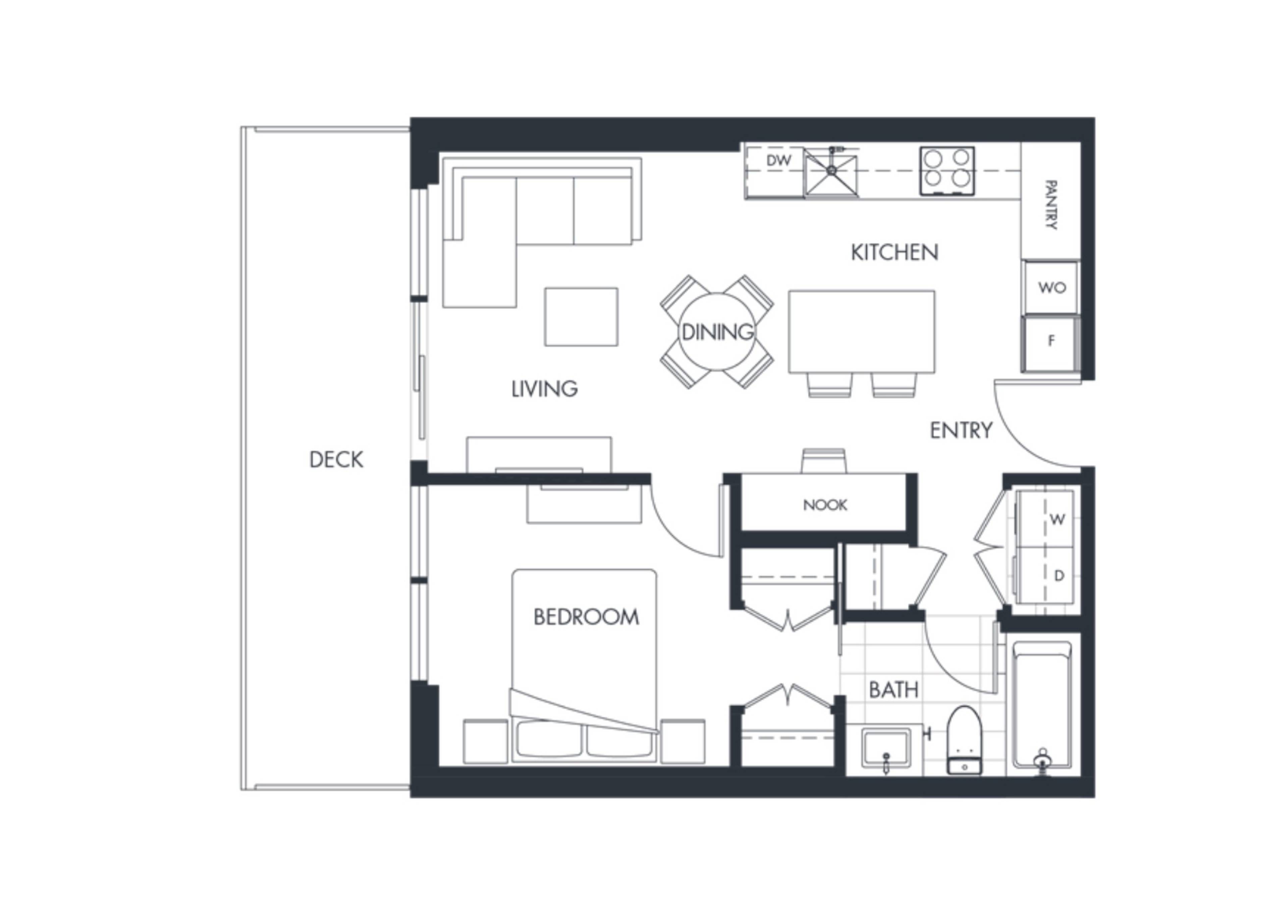 1 Bed  · 1 Bath for rent $2,300 / month