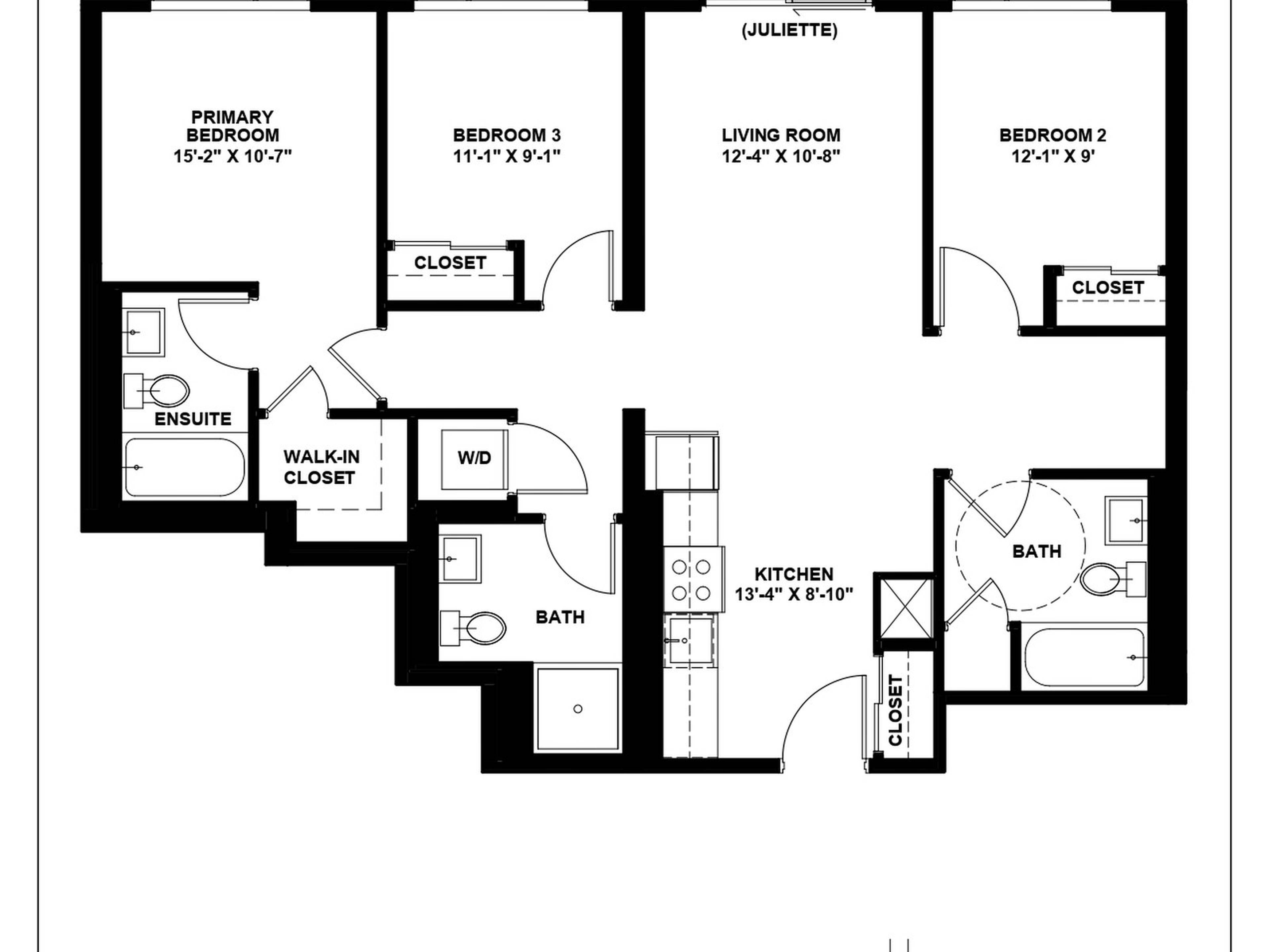 1 ch.  · 1 s. de bains for rent $1,950 / mois