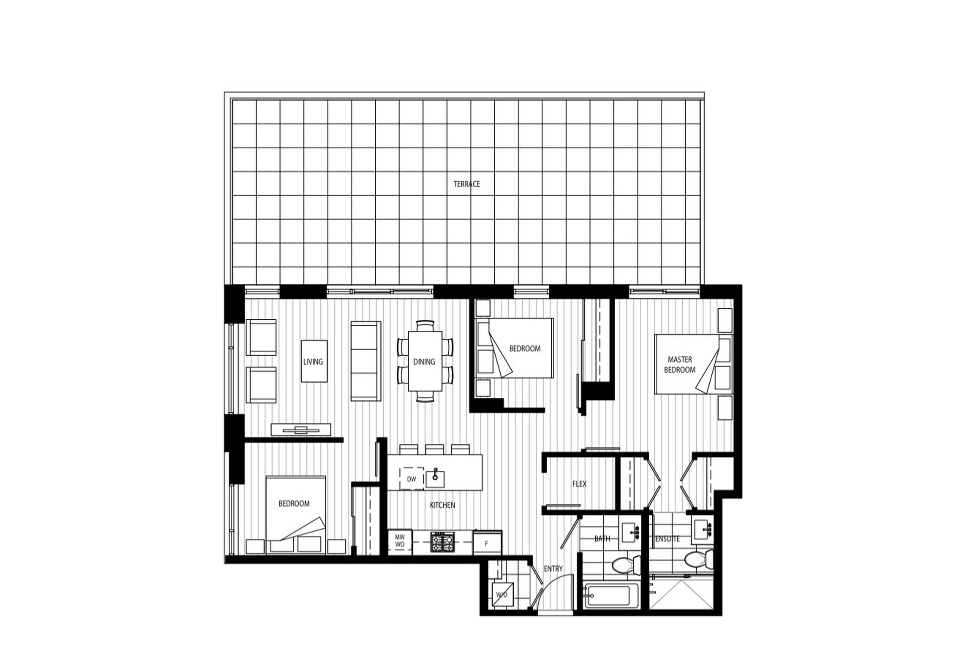 3 ch.  · 2 s. de bains for rent $4,950 / mois