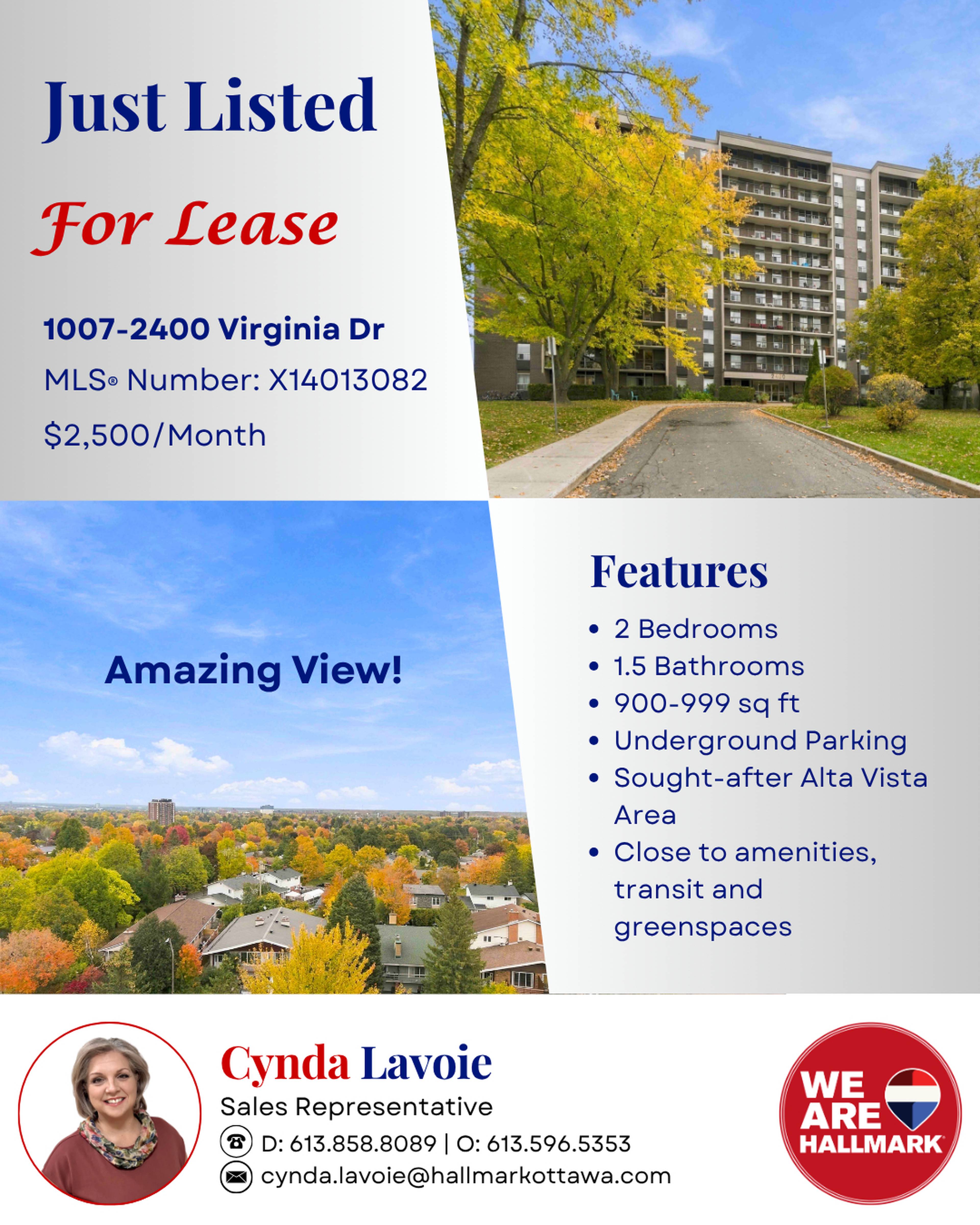 2 Bed  · 1.5 Bath for rent $2,500 / month