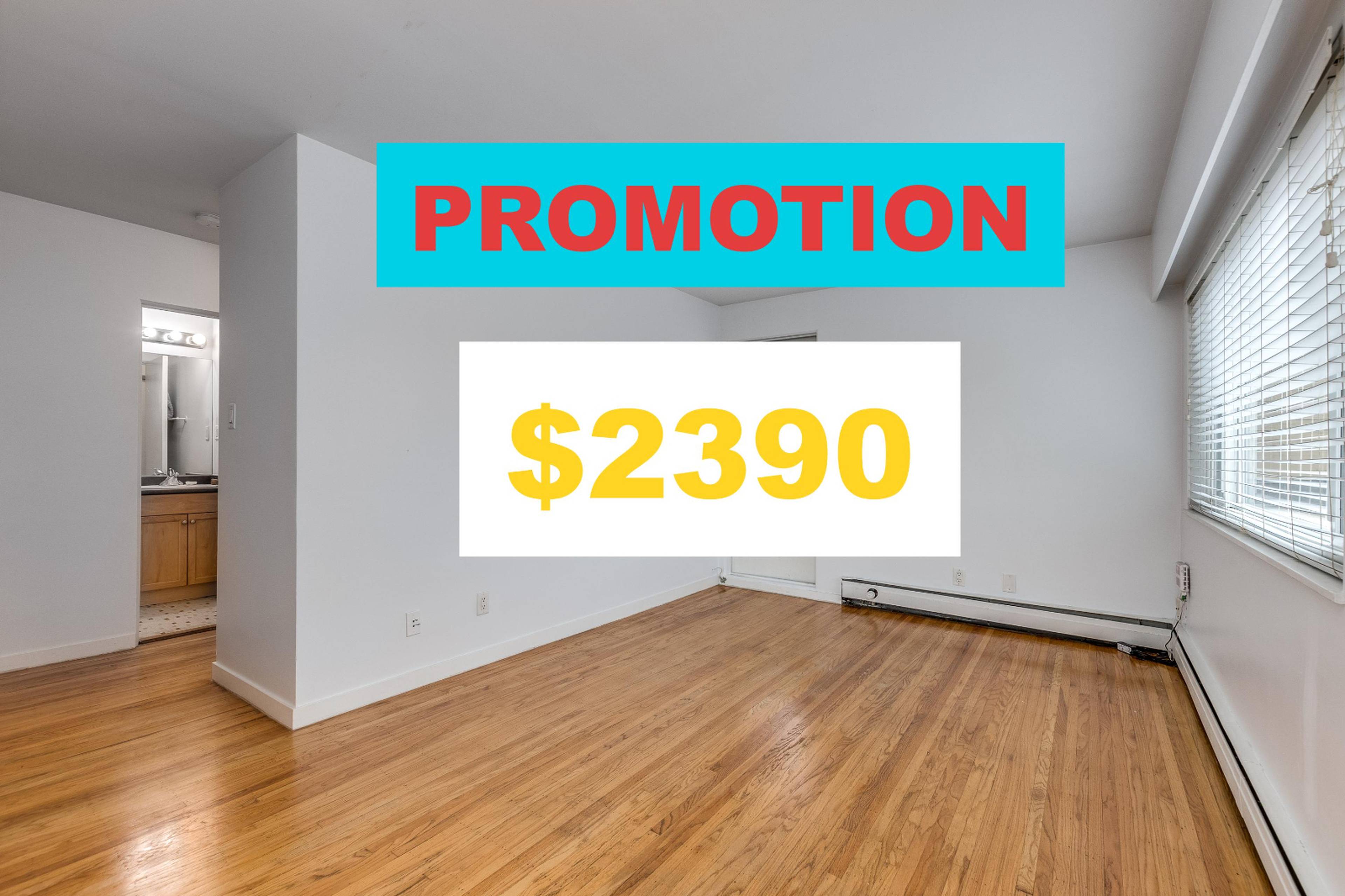 1 Bed  · 1 Bath for rent $2,390 / month