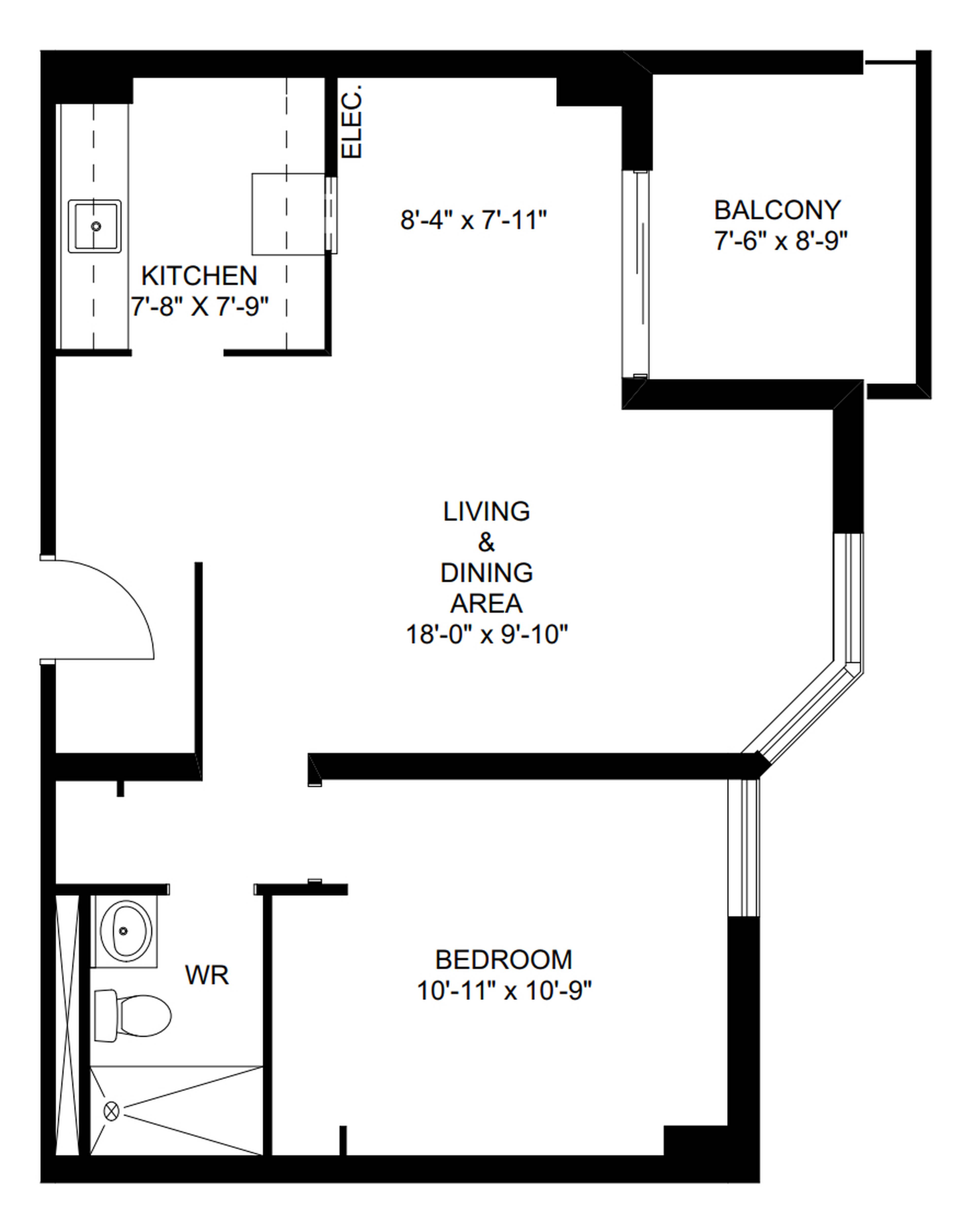 1 Bedroom 20 Emerald St N, Hamilton, ON 1 Bedroom Apartment for