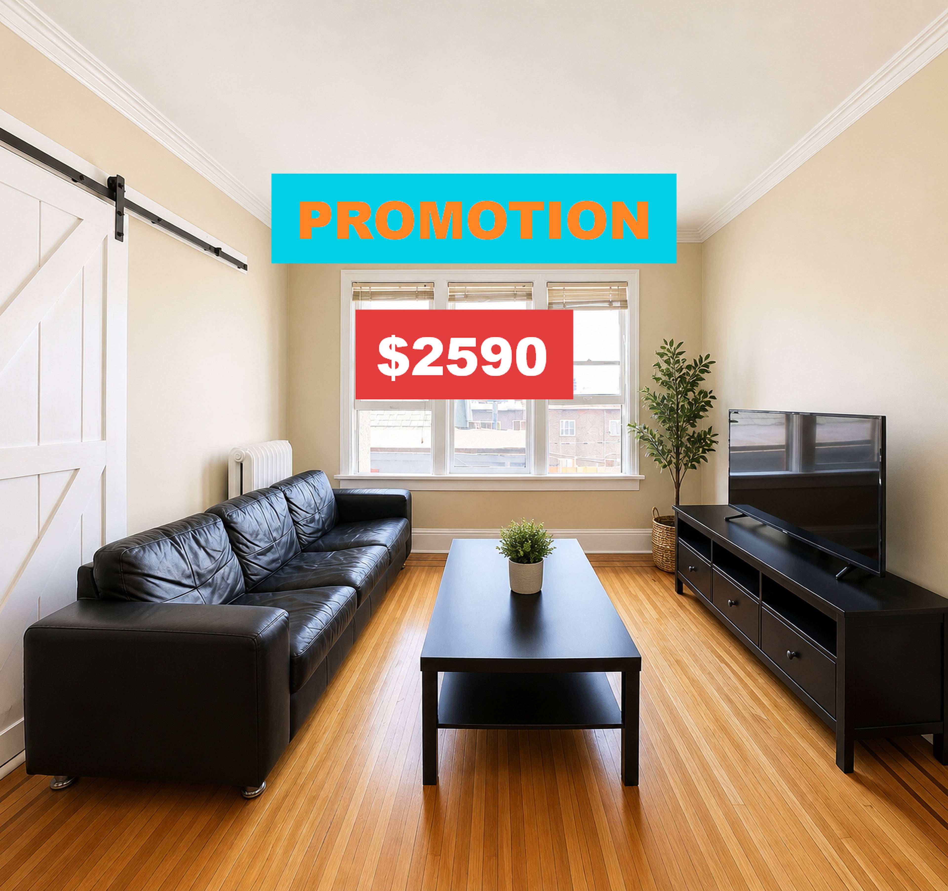 1 Bed  · 1 Bath for rent $2,590 / month