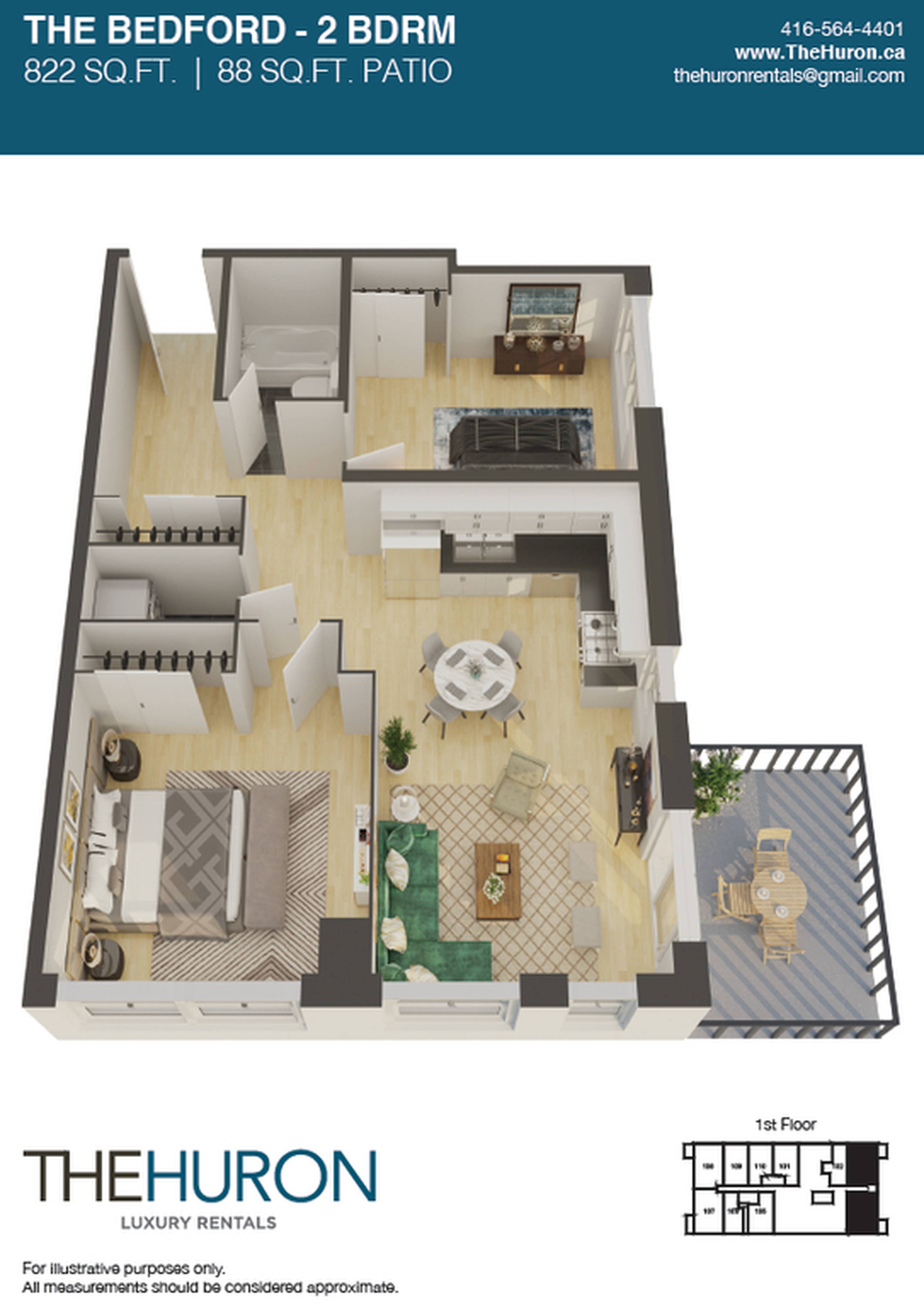 2 Bedrooms 2475 Hurontario St, Mississauga, ON 2 Bedroom Apartment for Rent liv.rent