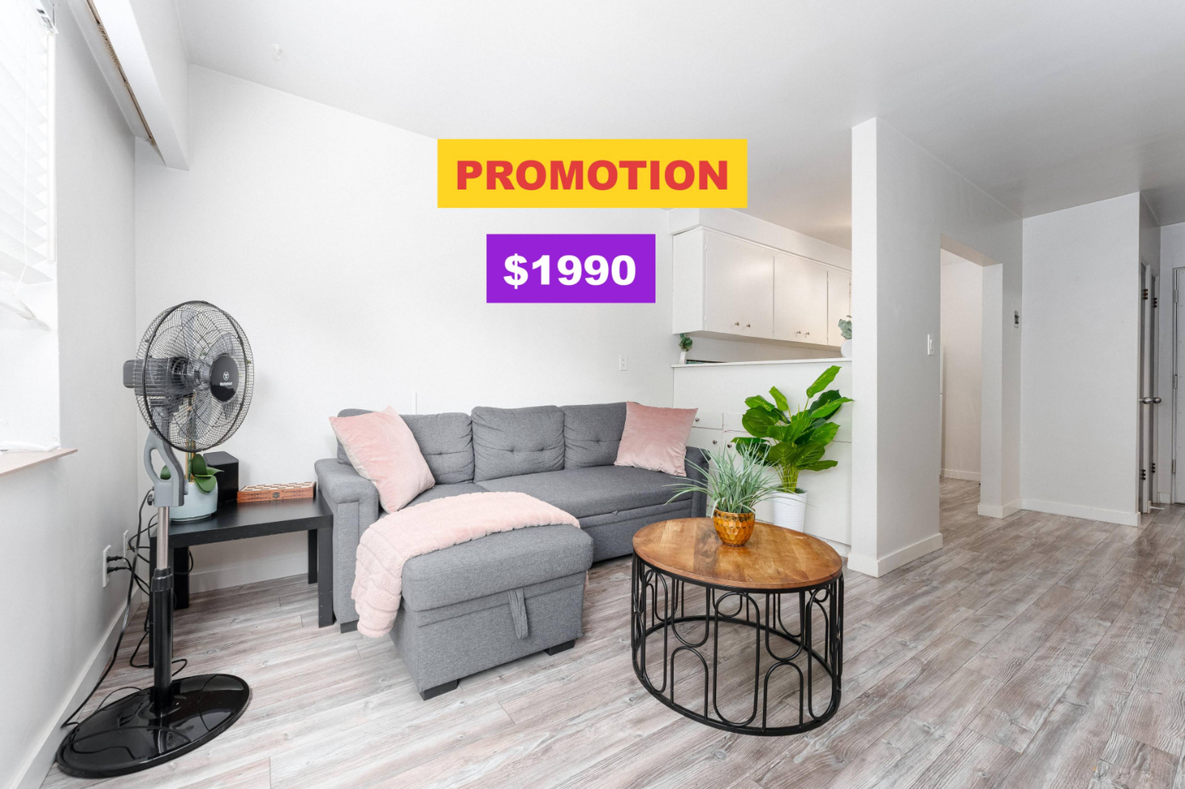 1 Bed  · 1 Bath for rent $1,990 / month
