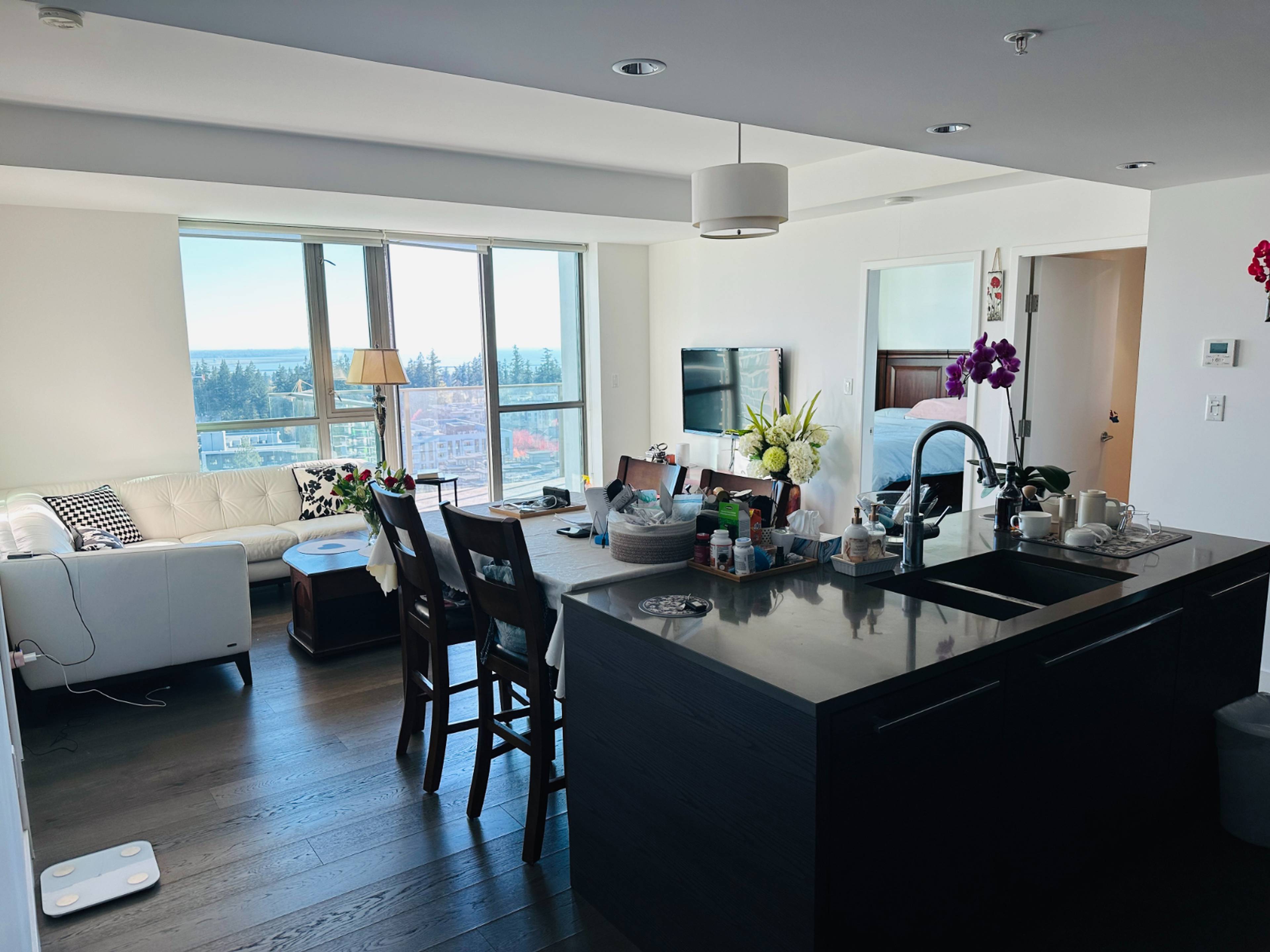 View of 1807 - 5782 Berton Ave, Vancouver, BC - 2 Bedroom Apartment for Rent ...