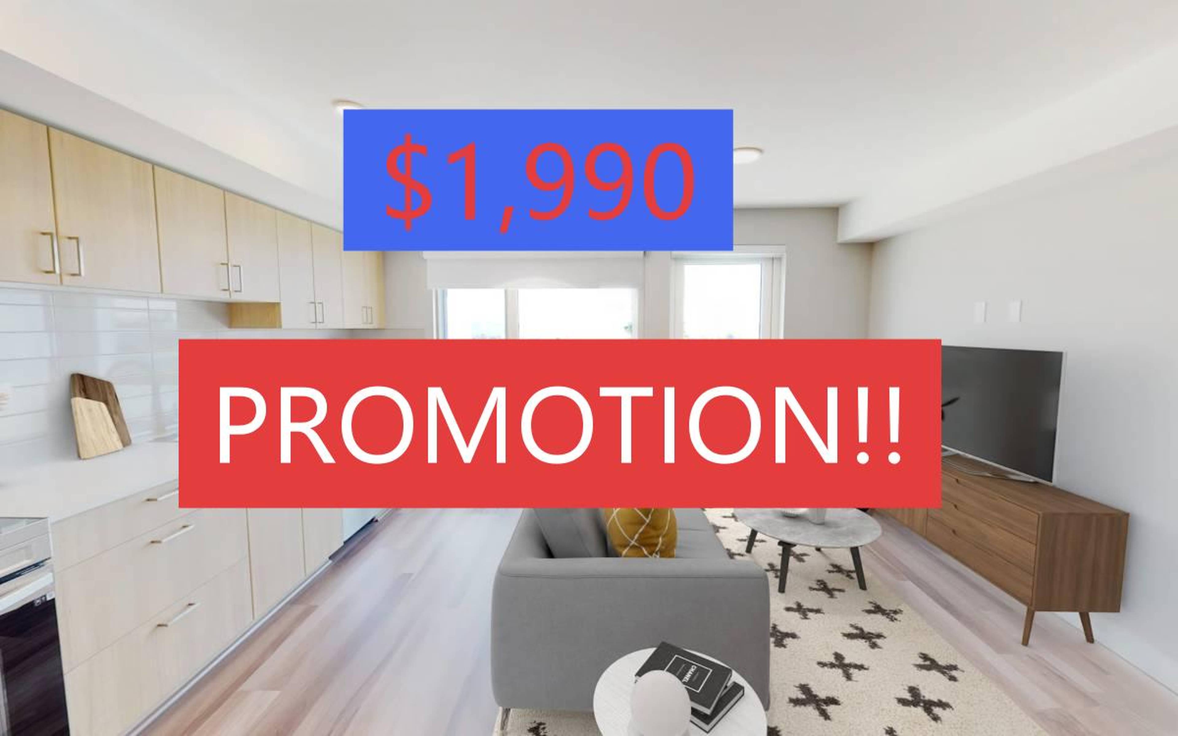 1 Bed  · 1 Bath for rent $1,990 / month