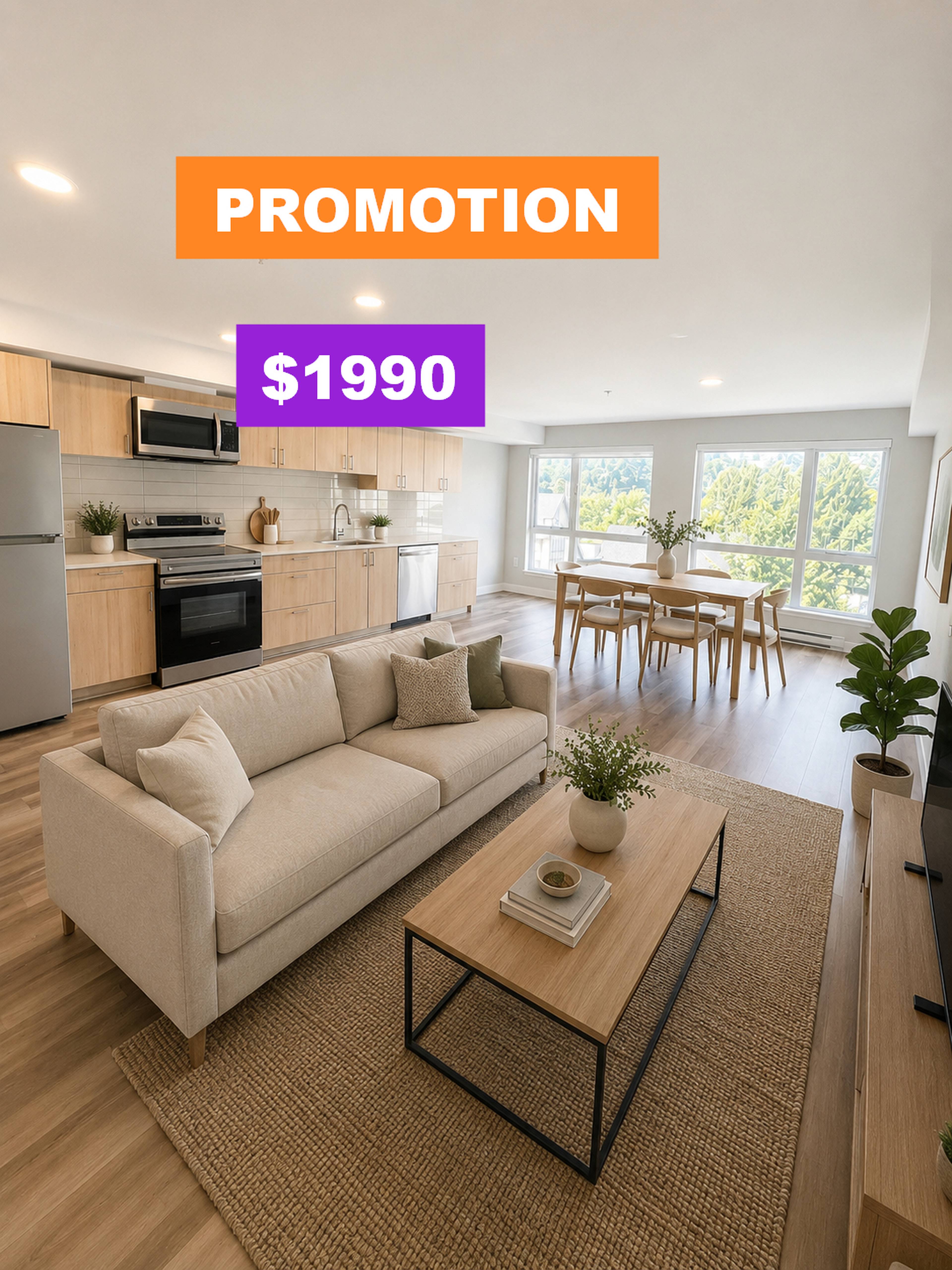 1 ch.  · 1 s. de bains for rent $1,990 / mois