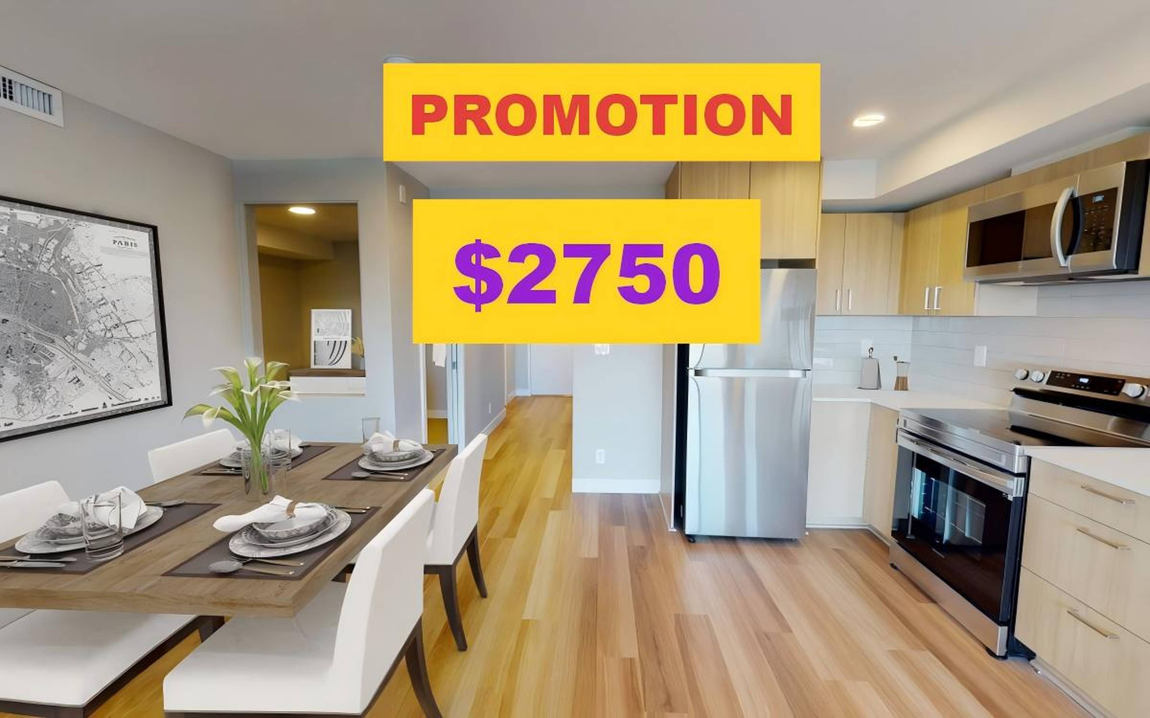 2 Bed  · 2 Bath for rent $2,750 / month