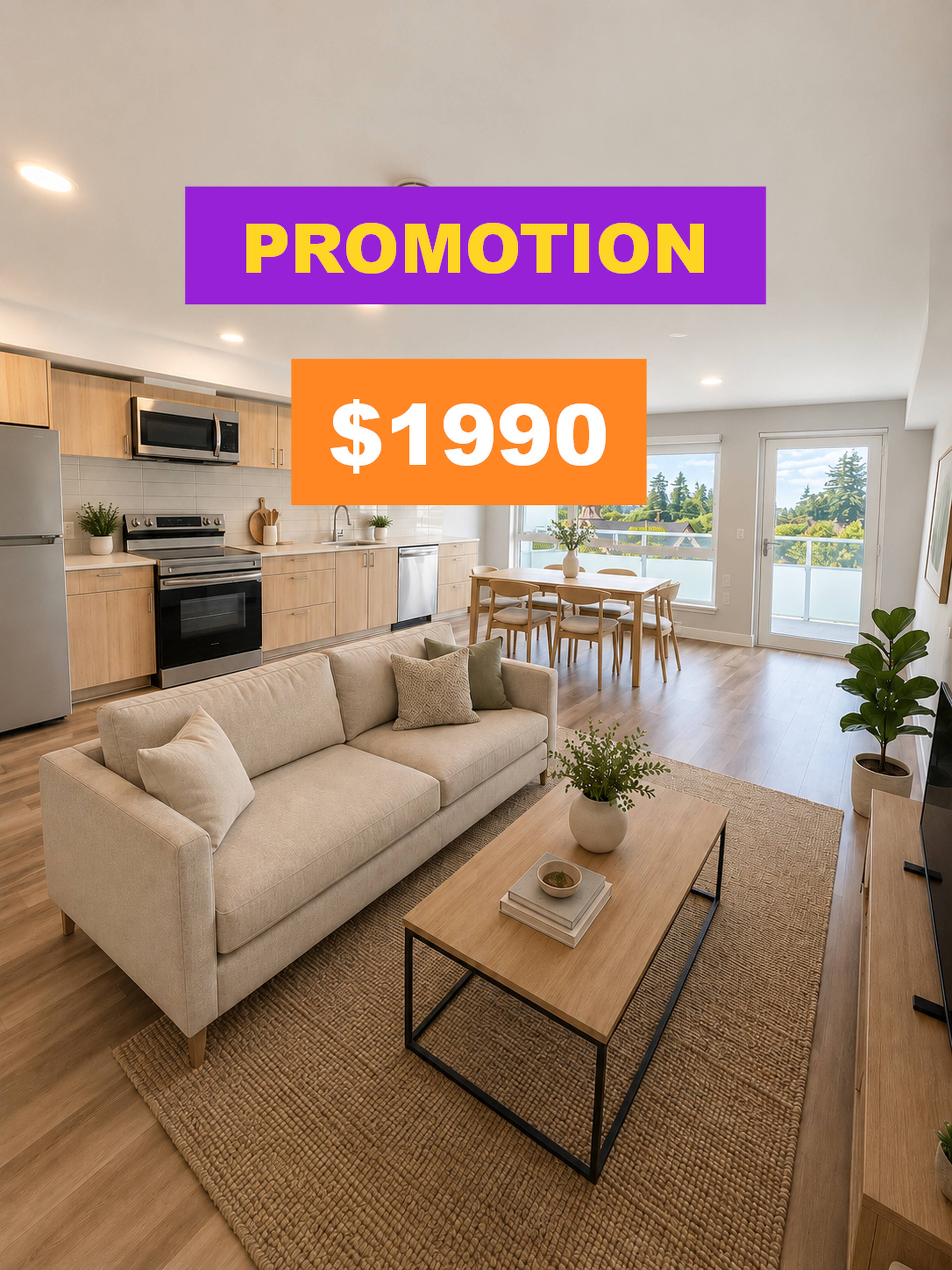 1 Bed  · 1 Bath for rent $1,990 / month
