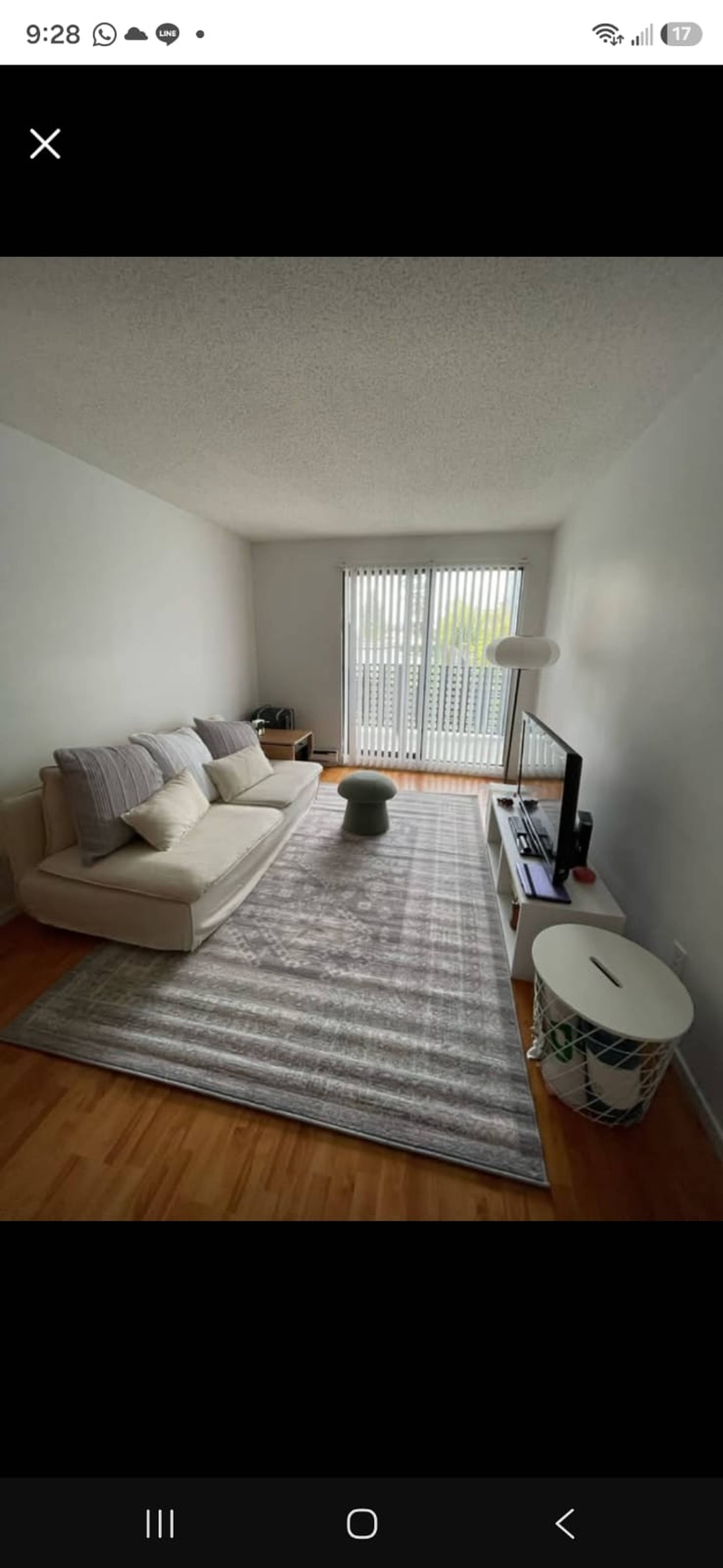 1 ch.  · 1 s. de bains for rent $2,095 / mois