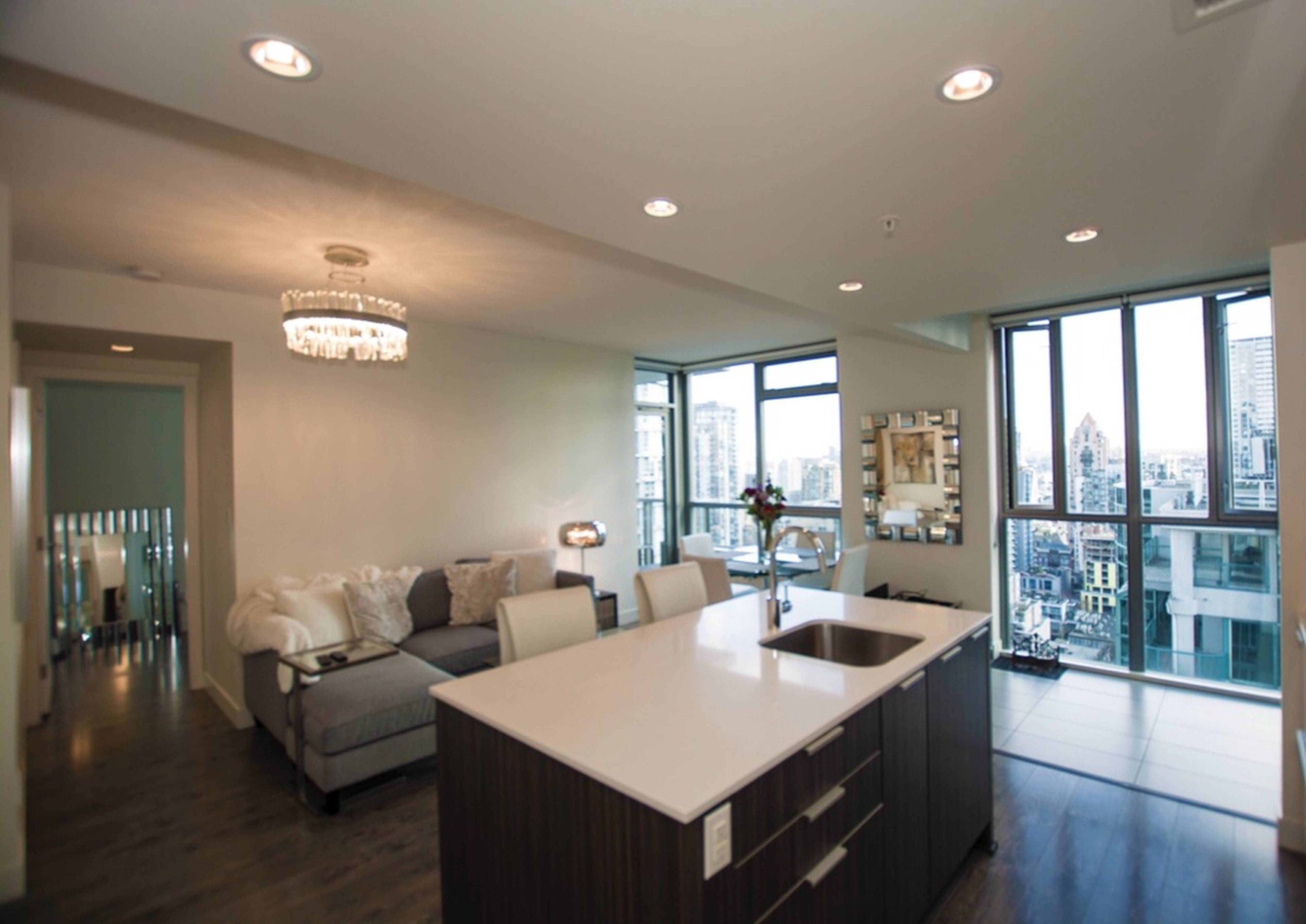 2206 1308 Hornby St, Vancouver, BC 1 Bedroom Apartment for Rent