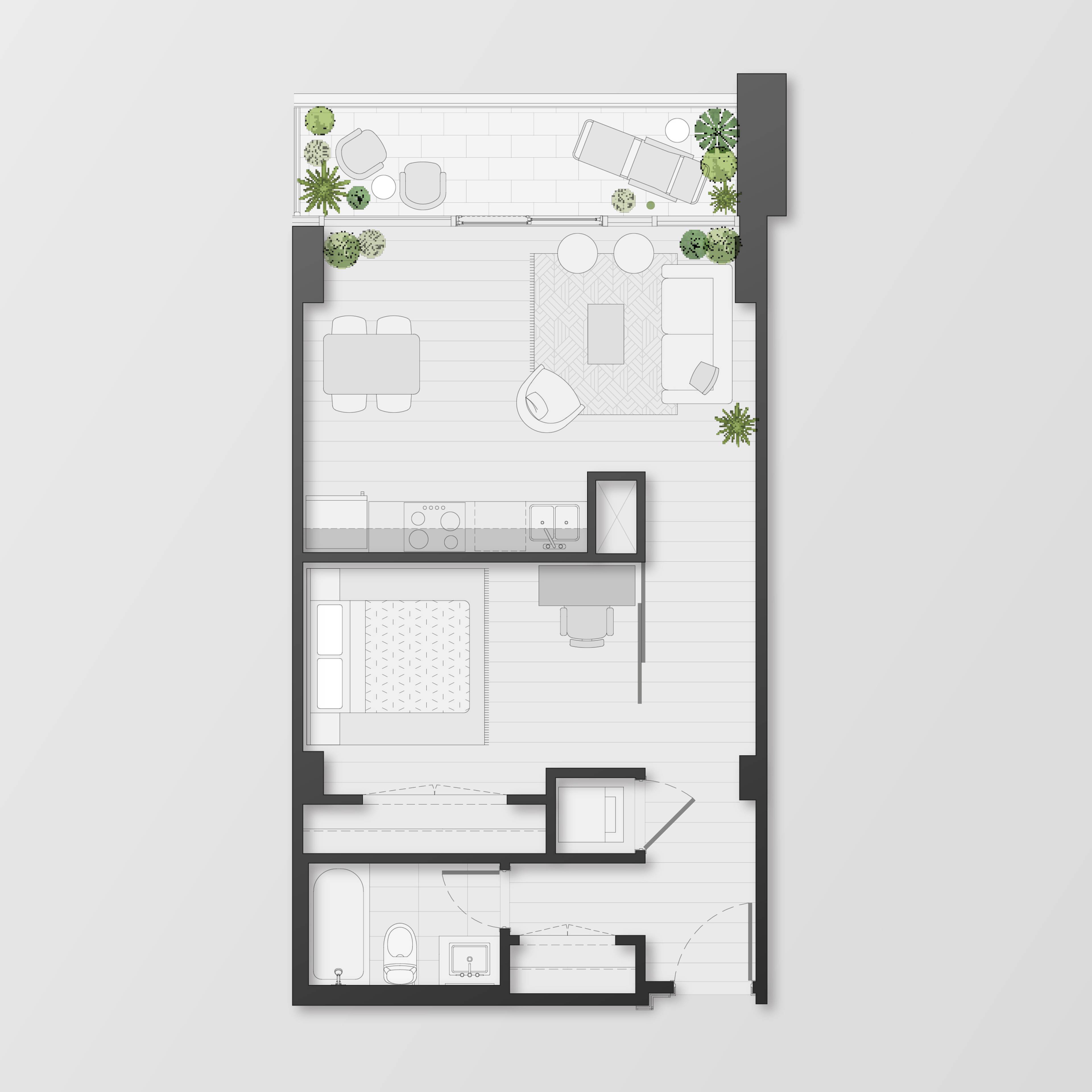 1 Bed  · 1 Bath for rent $2,100 / month