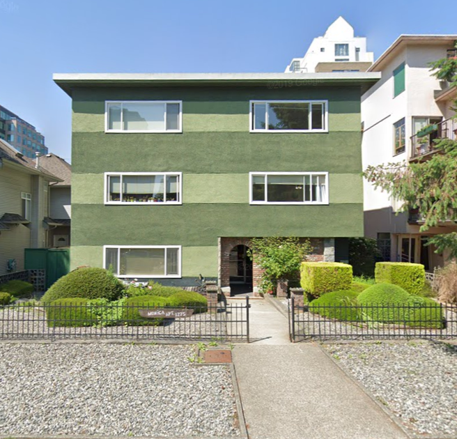 Monica Apartment Vancouver, BC 1275 W 10th Ave liv.rent