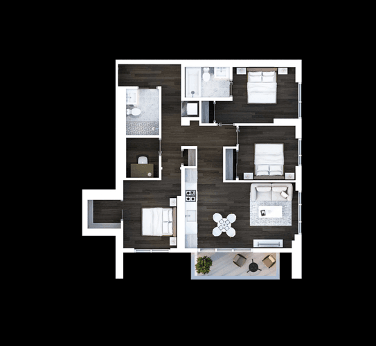 Plan D3 8080 Nunavut Lane Vancouver Bc 3 Bedroom Apartment For Rent Liv Rent