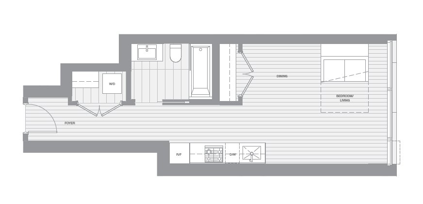 Studio Apartment for Rent - 1480 Howe St, Vancouver, BC 2