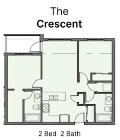 2 Bedroom Apartment for Rent - 348 Greystone Blvd, Cochrane, AB 2