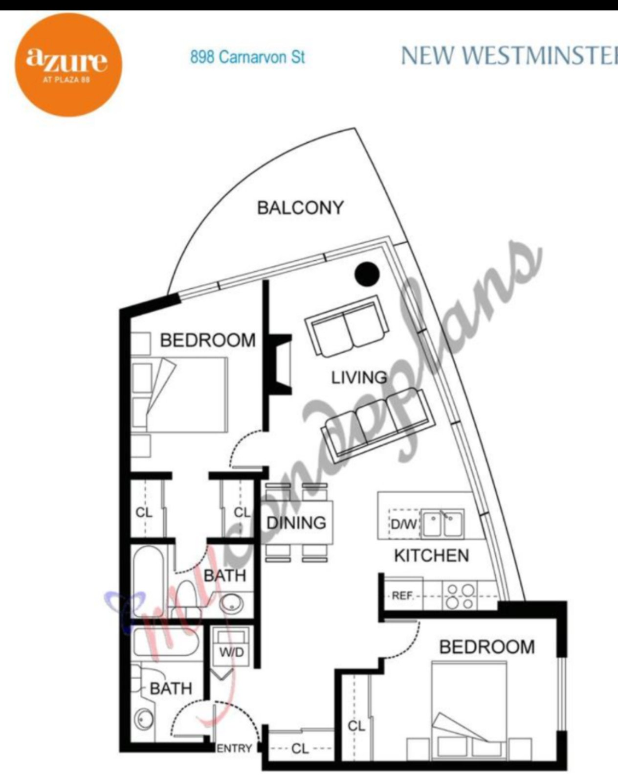 2 Bedroom Apartment for Rent - 898 Carnarvon Street, New Westminster, BC 2