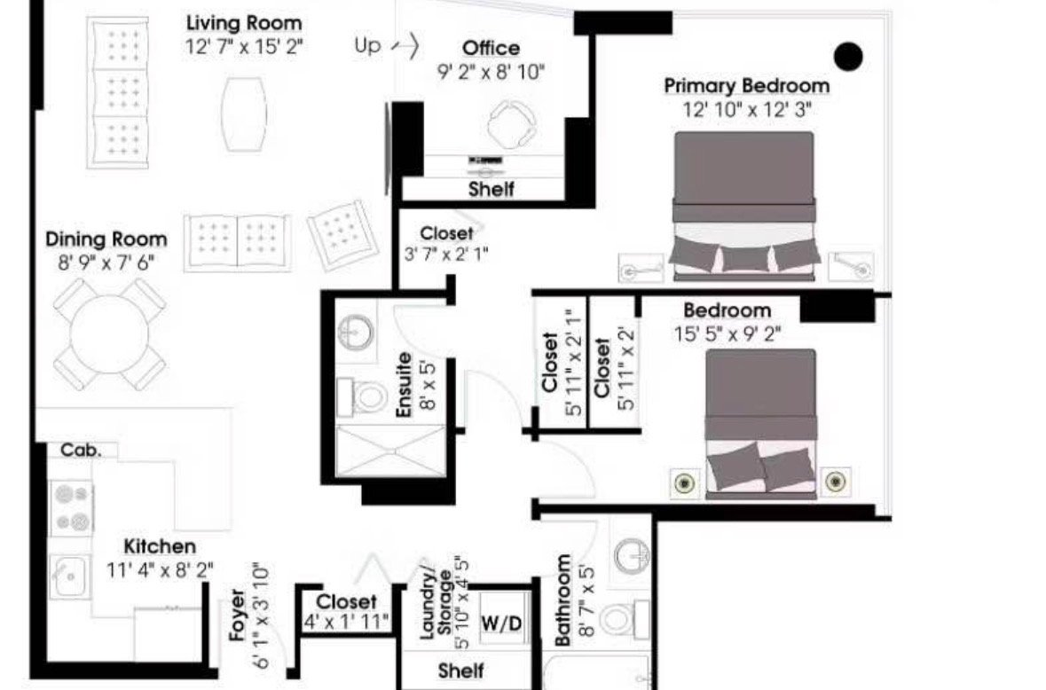 2 Bedroom Apartment for Rent - 950 Cambie St, Vancouver, BC 2