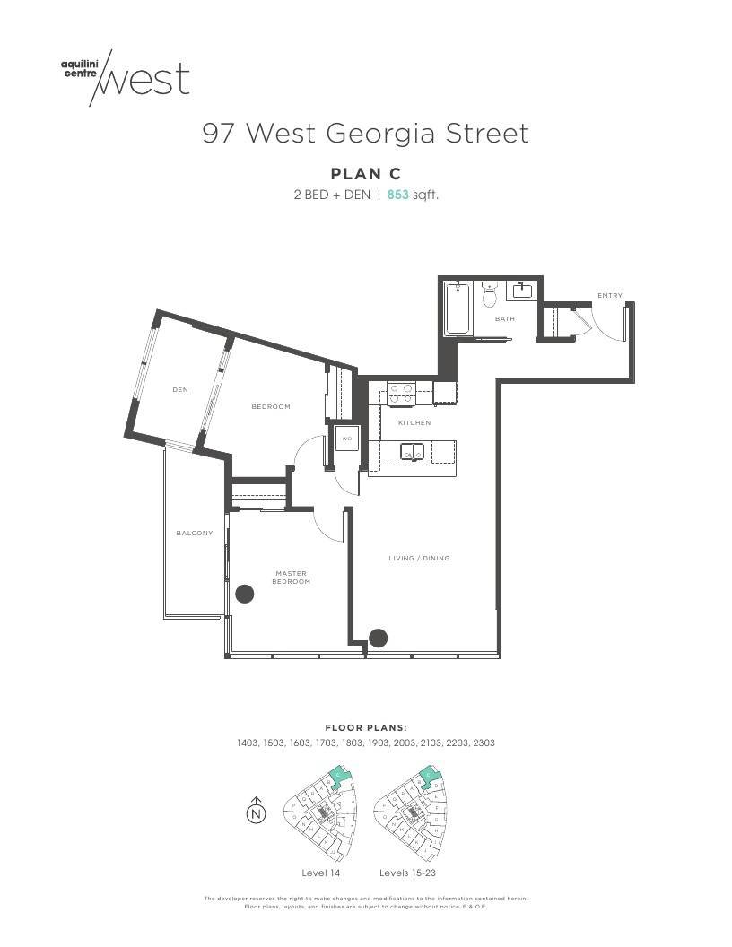 2 Bedroom Apartment for Rent - 97 West Georgia St., Vancouver, BC 3