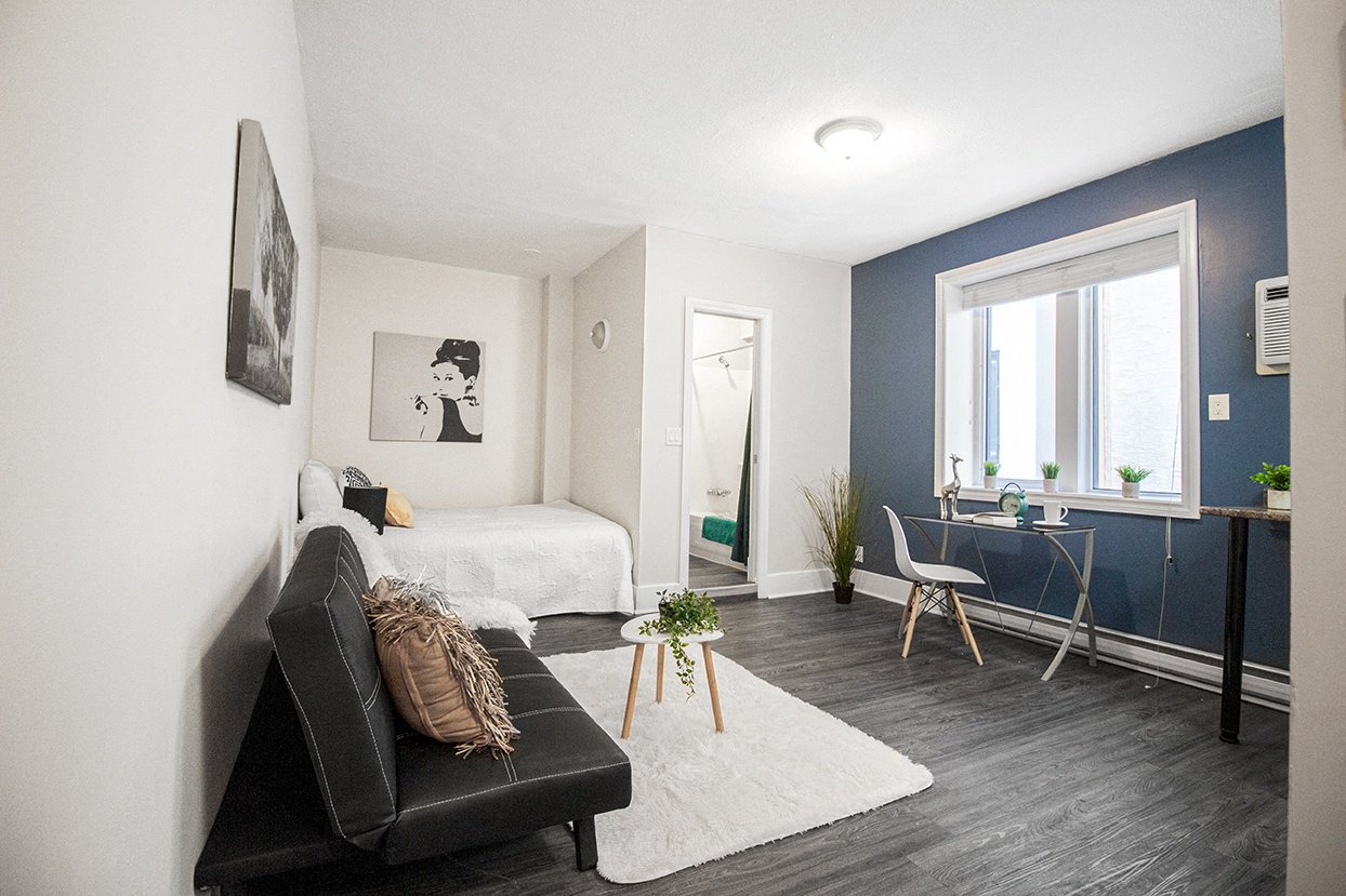 Studio Apartment for Rent - 391 Balmoral Street, Winnipeg, MB 2