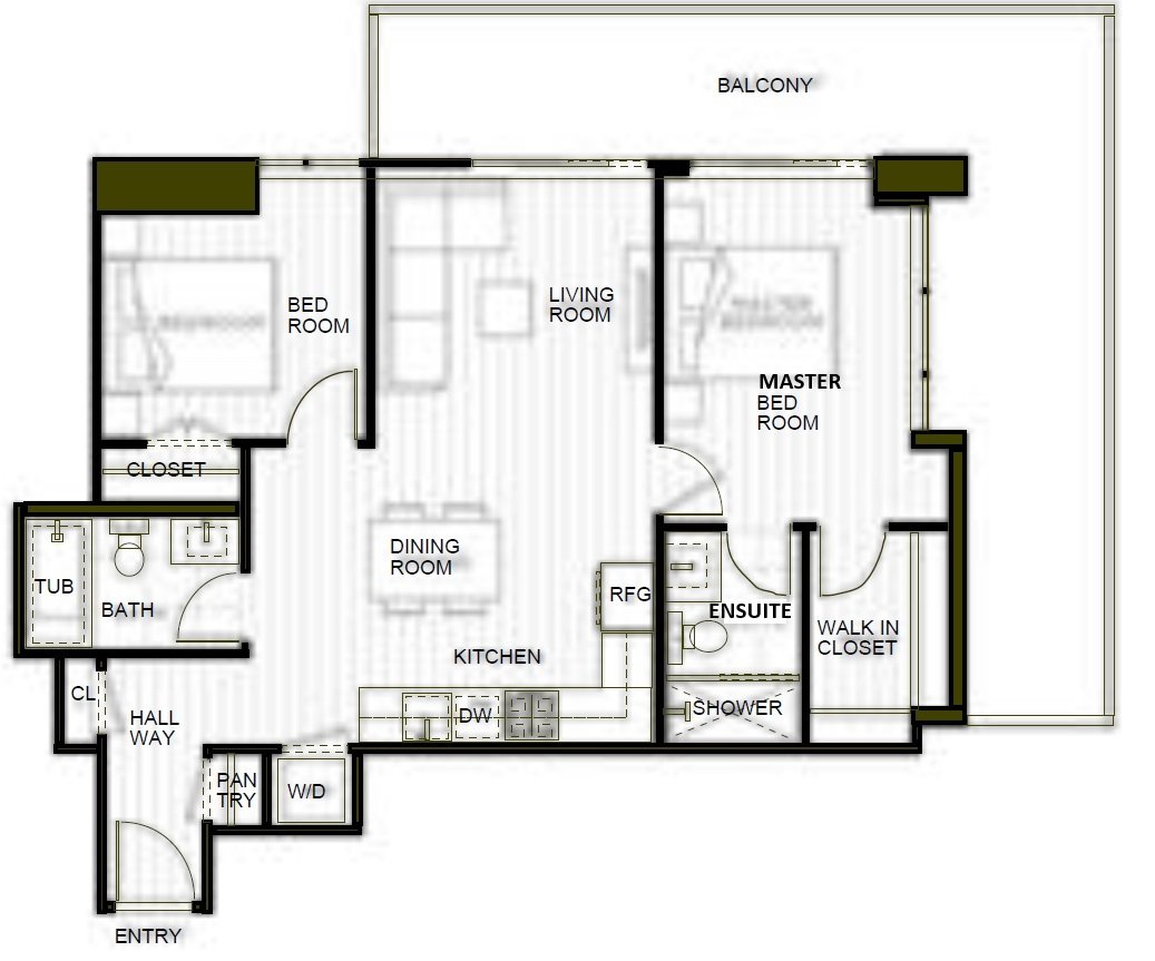 2 Bedroom Apartment for Rent - 6699 Dunblane Ave, Burnaby, BC 2