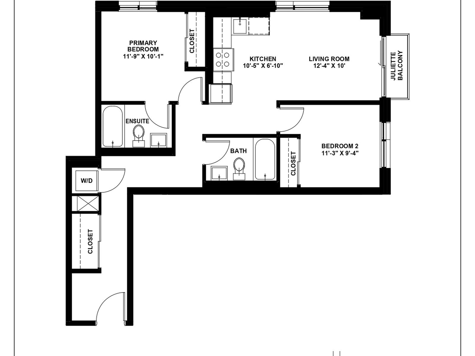 2 Bedroom Apartment for Rent - 415 Duke St W, Kitchener, ON 3