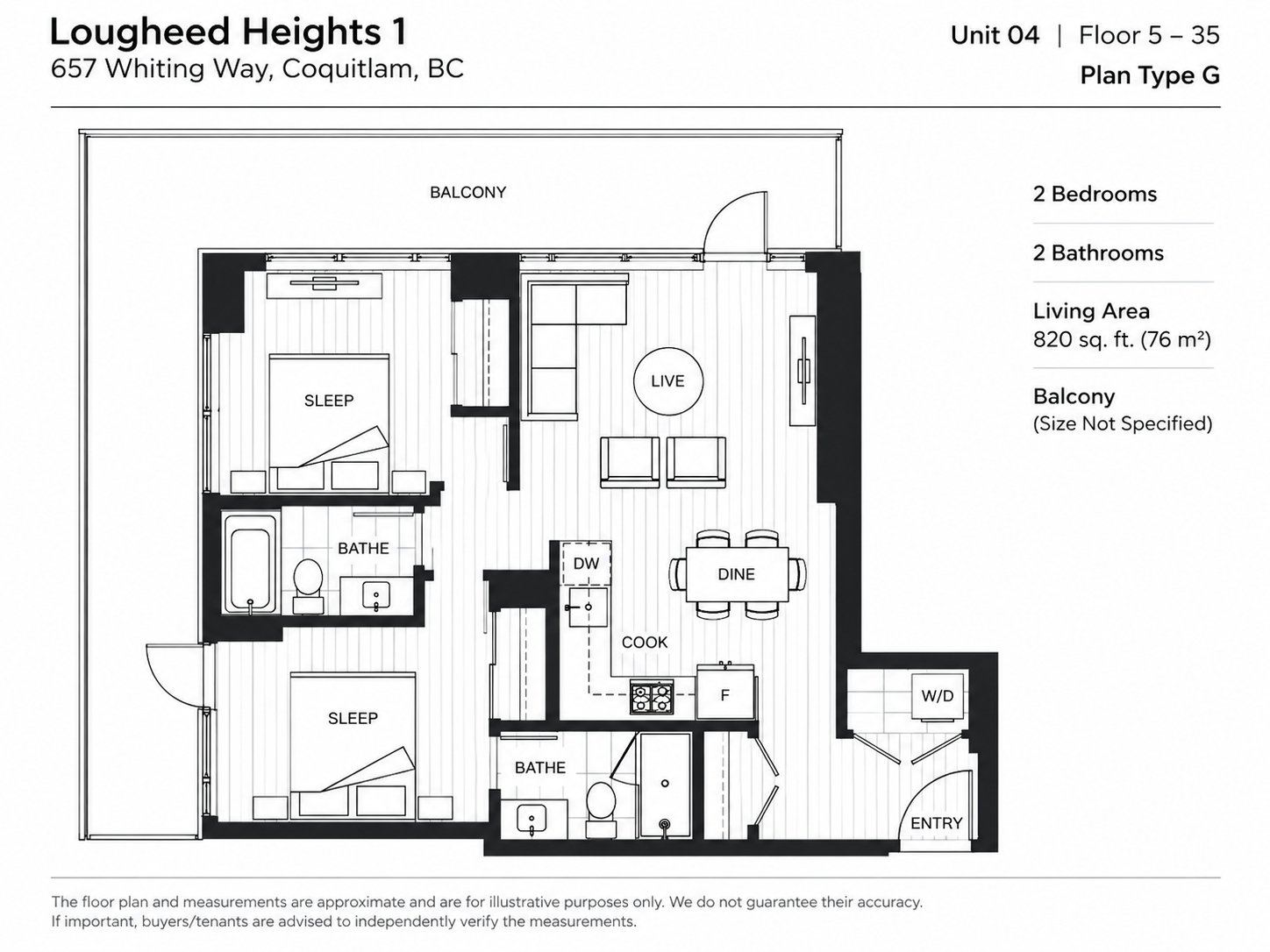 2 Bedroom Apartment for Rent - 657 Whiting Way, Coquitlam, BC 2