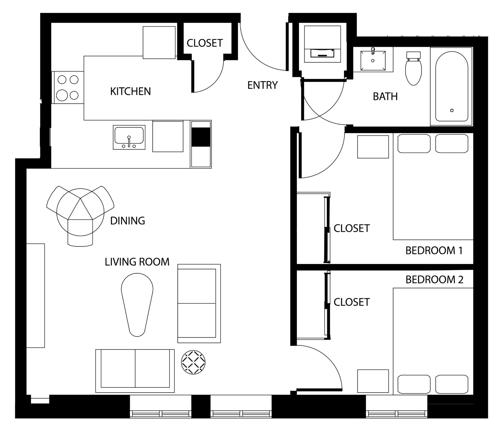 2 Bedroom Apartment for Rent - 1168 Pendrell St, Vancouver, BC 5