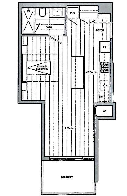 Studio Apartment for Rent - 1289 Hornby St, Vancouver, BC 4