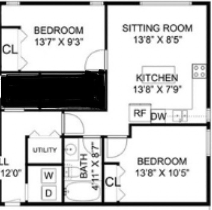 2 Bedroom Private Suite for Rent - Larch St, Vancouver, BC 2